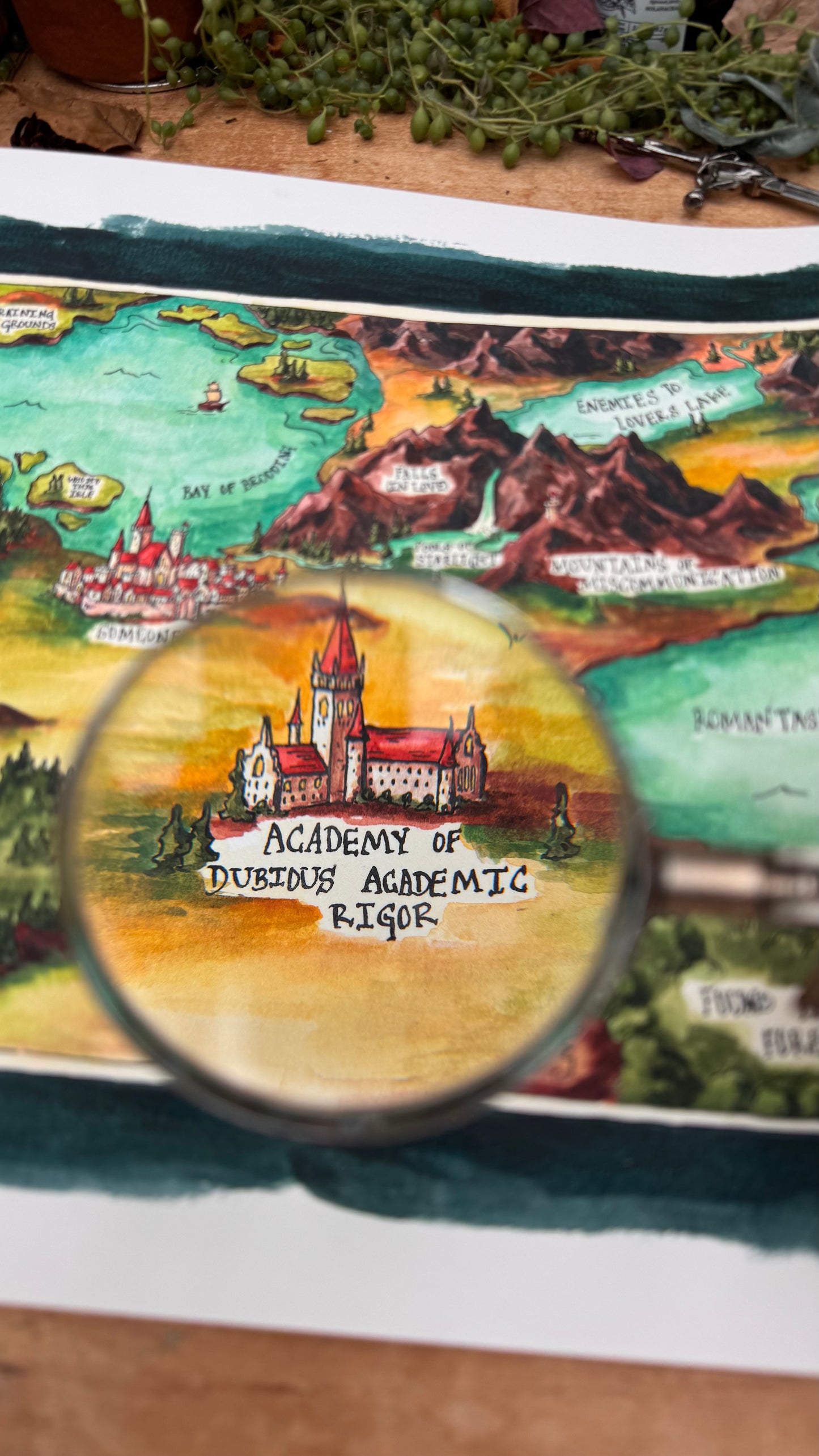 Original Dubious Map of Romantasy