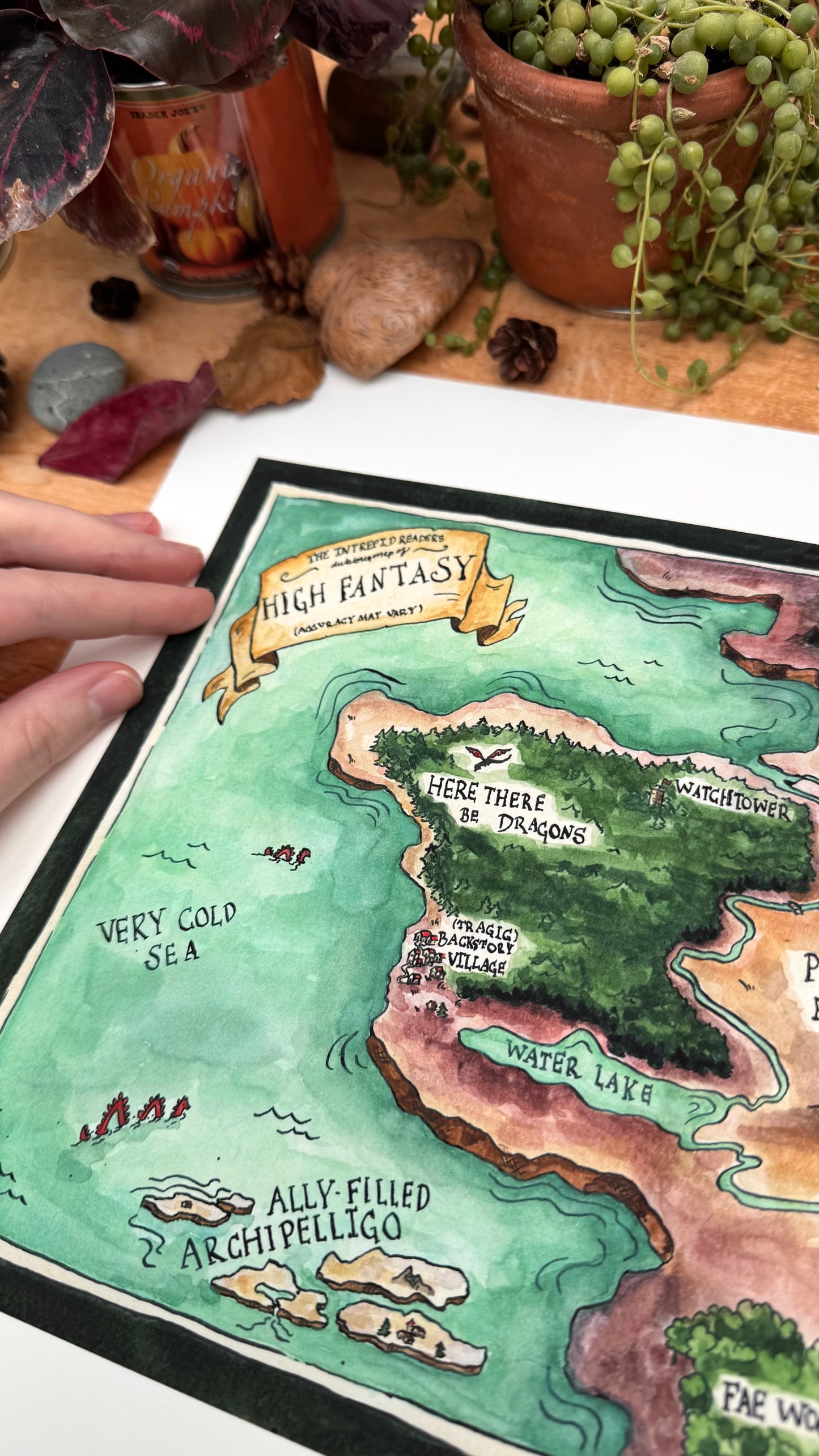 Dubious Map of High Fantasy Print