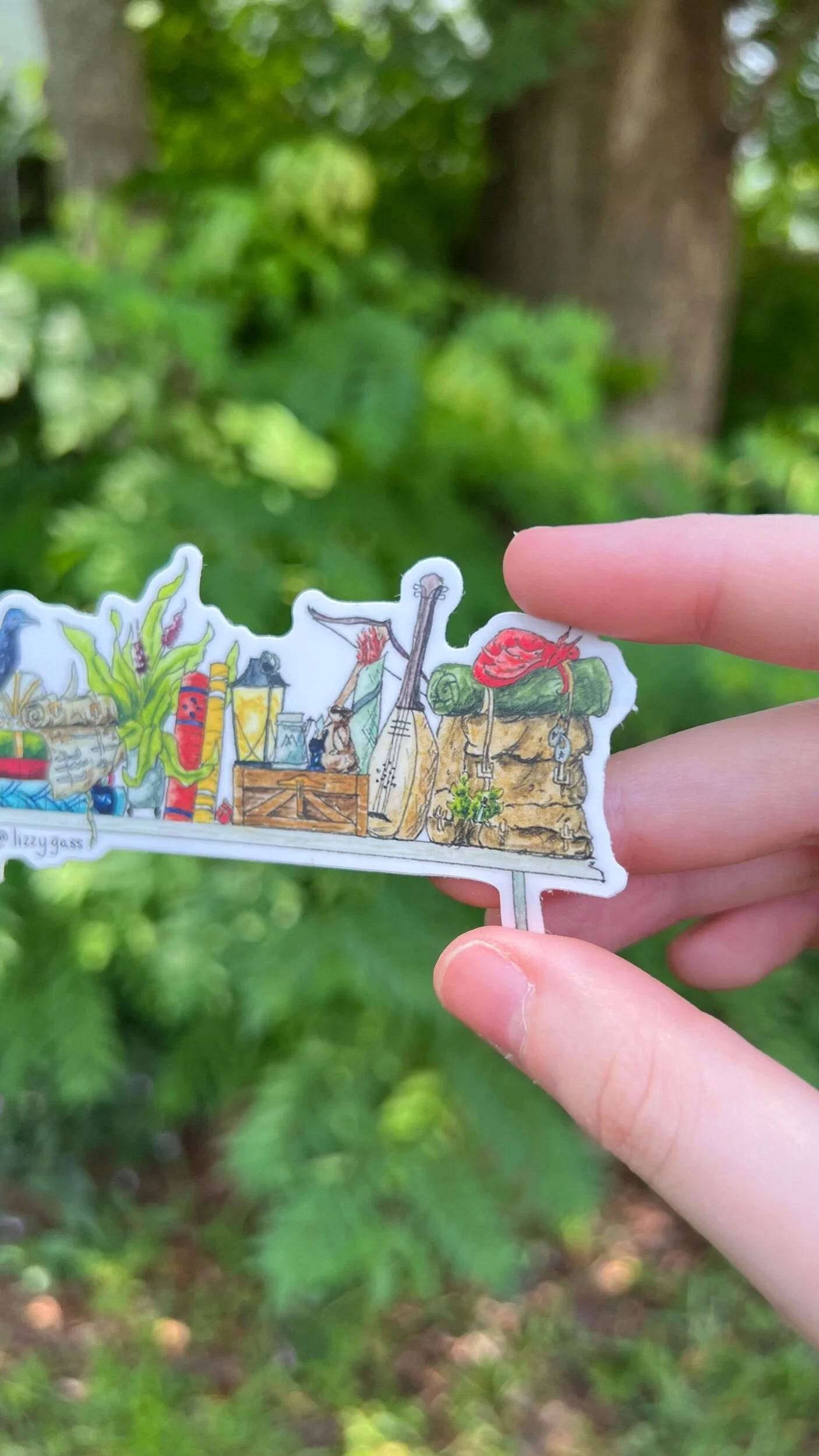 The Mini Adventurer's Shelf Sticker