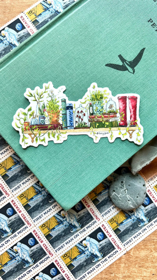 The Mini Botanist's Shelf Sticker