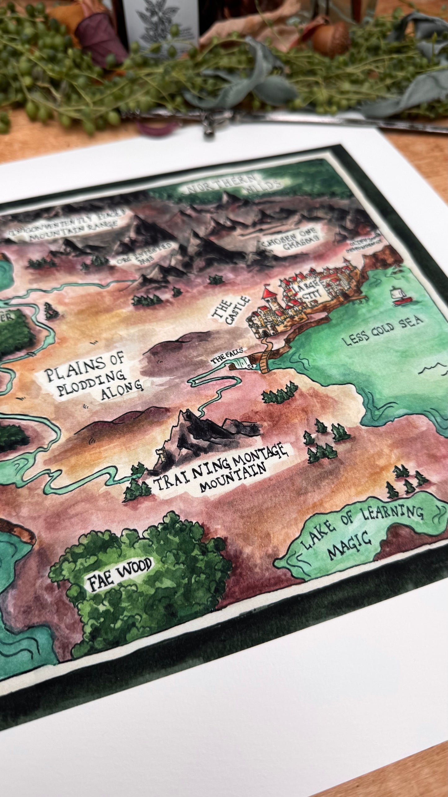 Dubious Map of High Fantasy Print