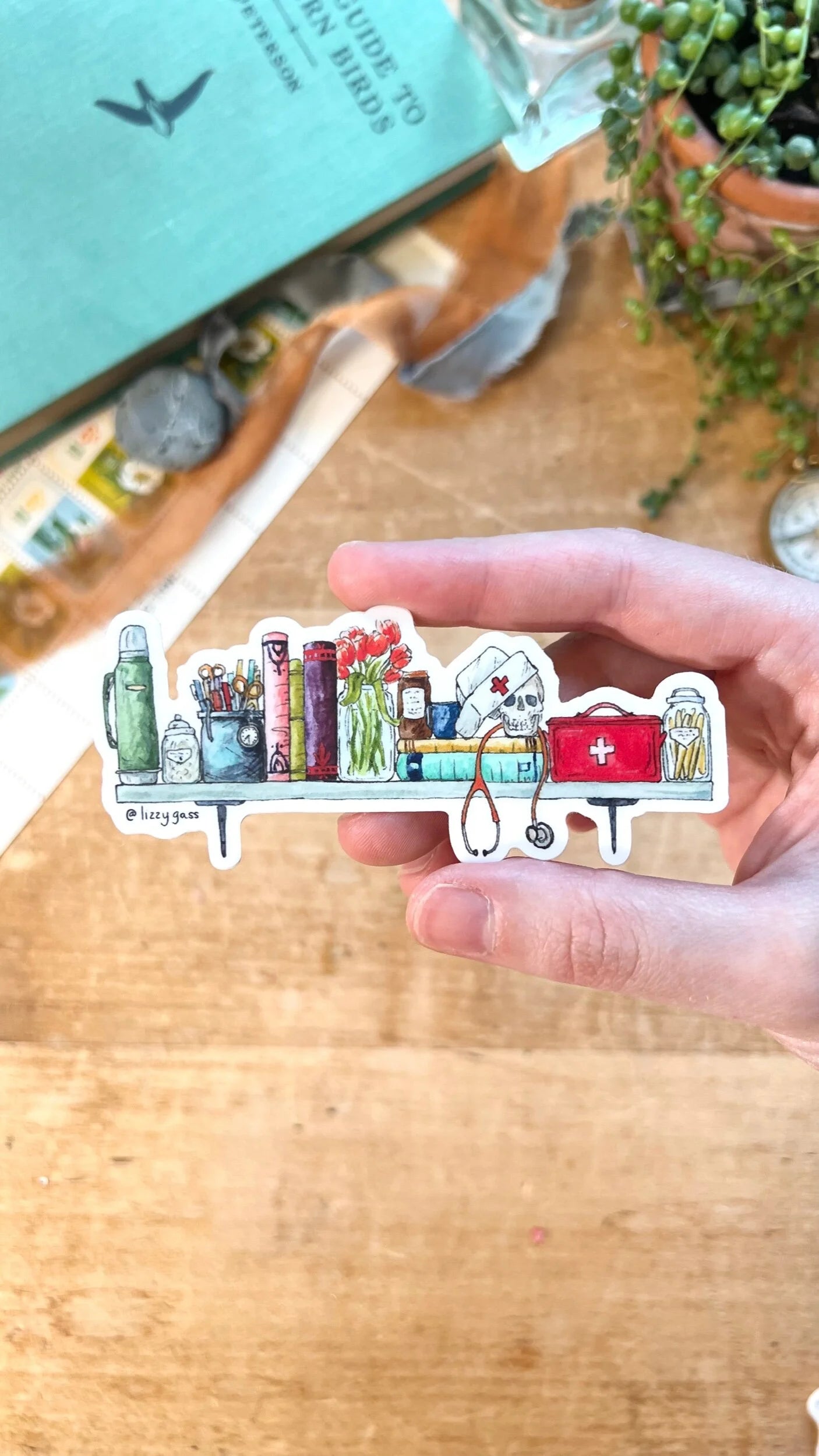 The Mini Nurse's Shelf Sticker