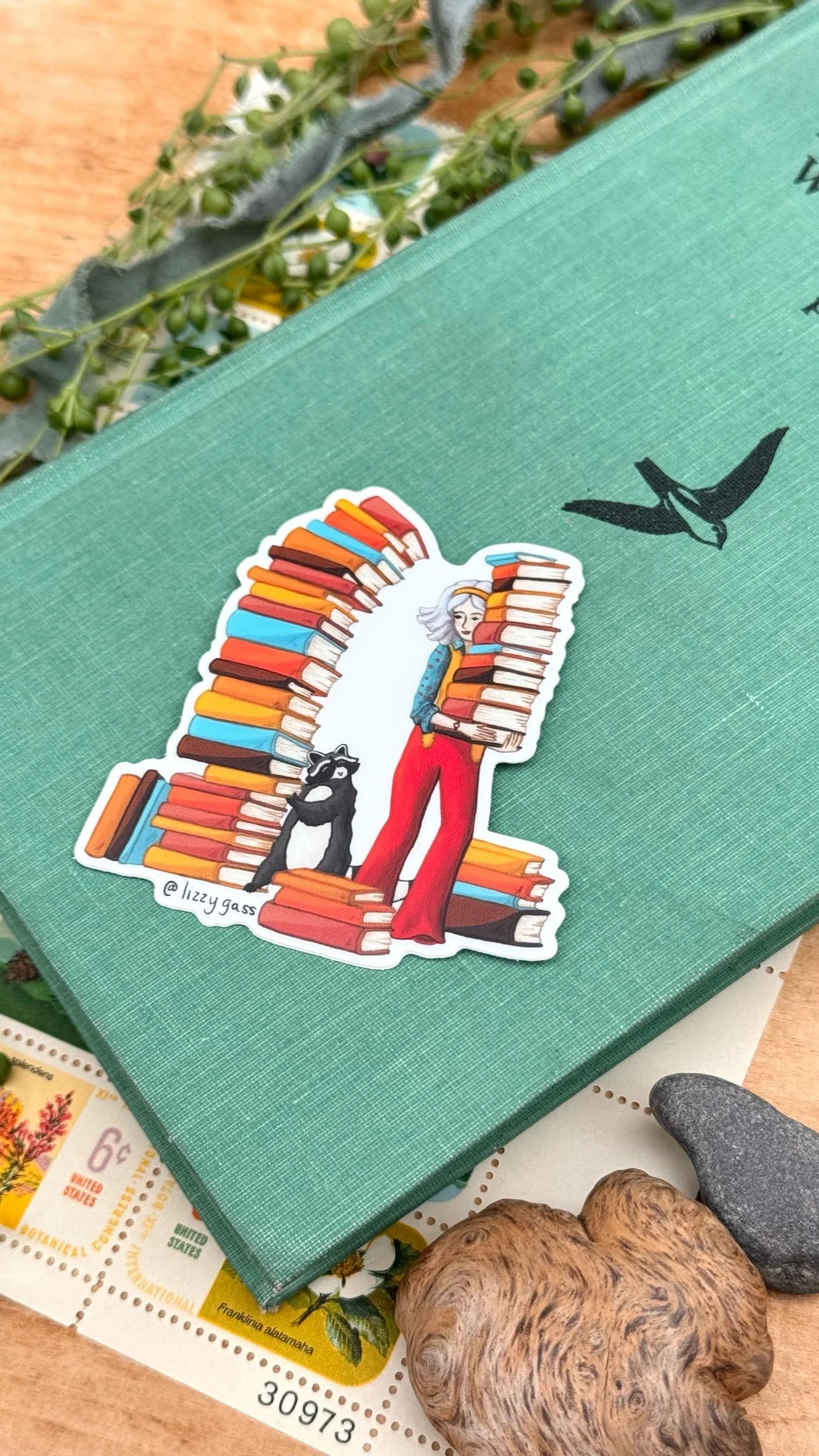 One More Book Sticker