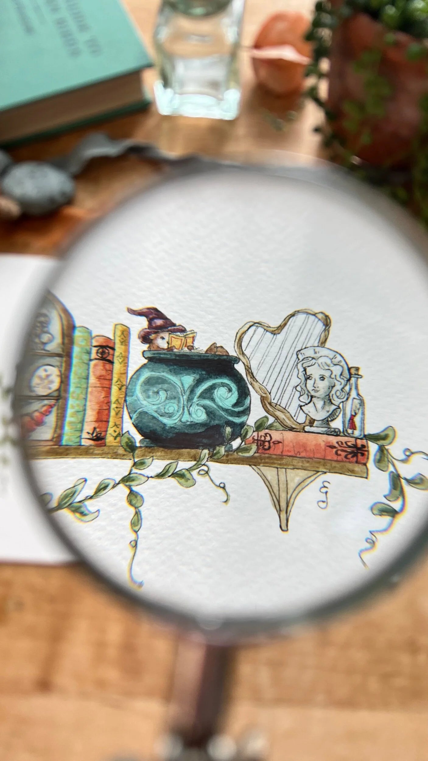 The Mini Sea Witch's Shelf Giclée Print