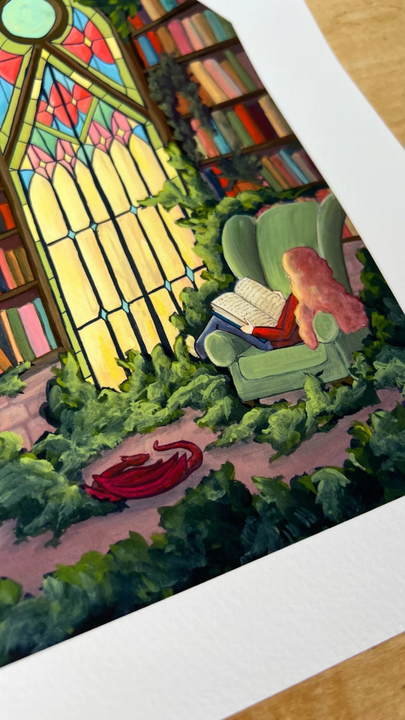 Afternoon Light - Enchanted Library Print