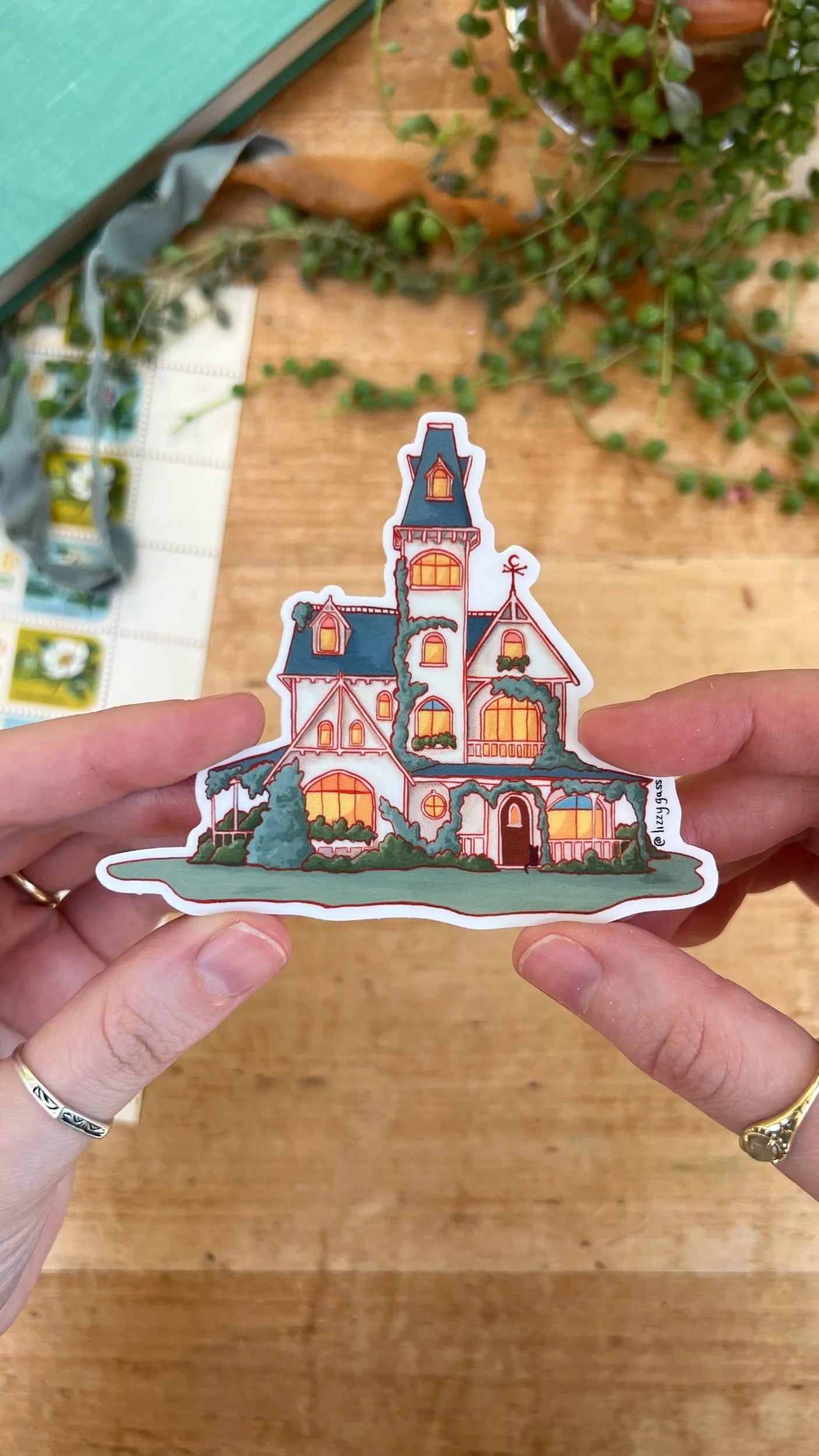 The Sea Witch's Cottage Sticker