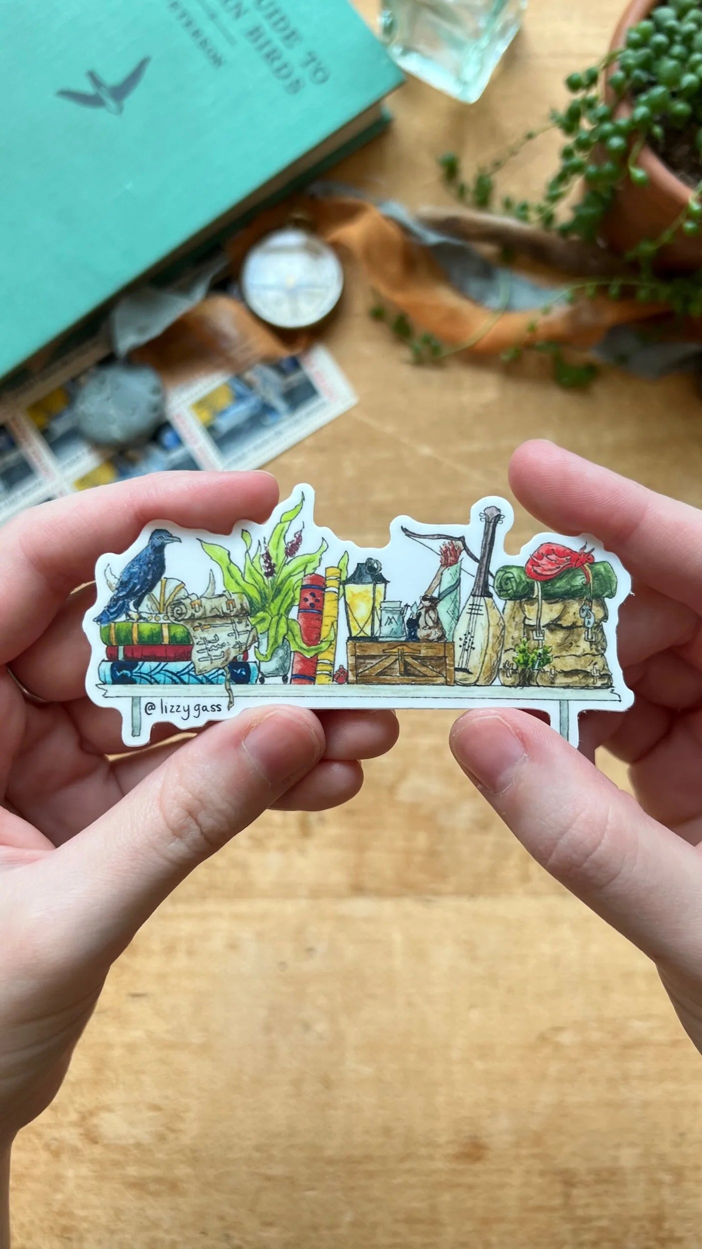 The Mini Adventurer's Shelf Sticker