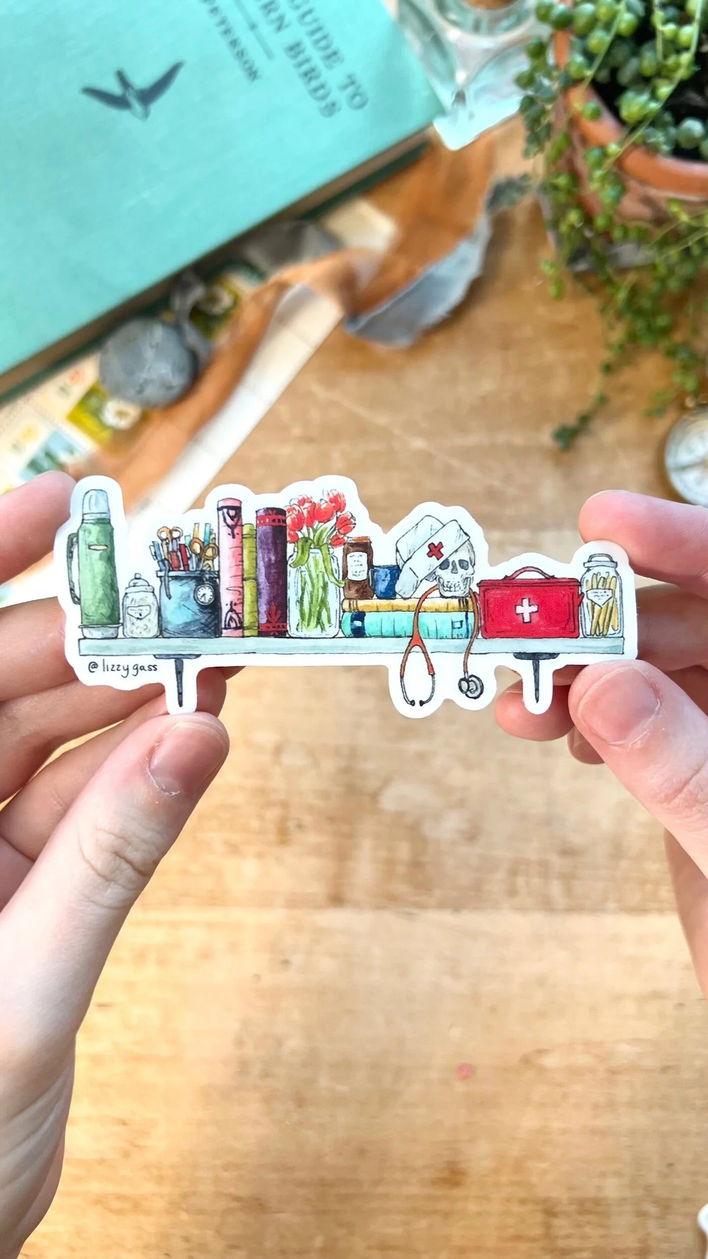 The Mini Nurse's Shelf Sticker