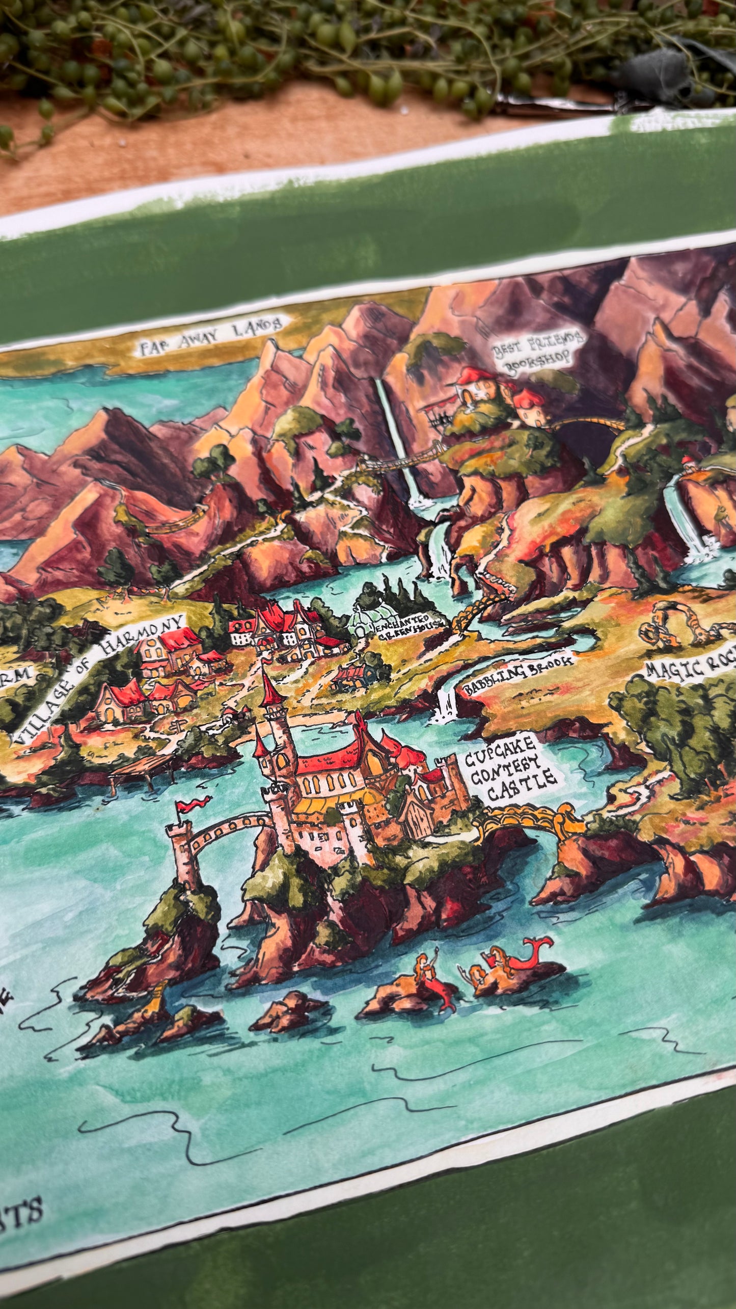 Original Dubious Map of Cozy Fantasy