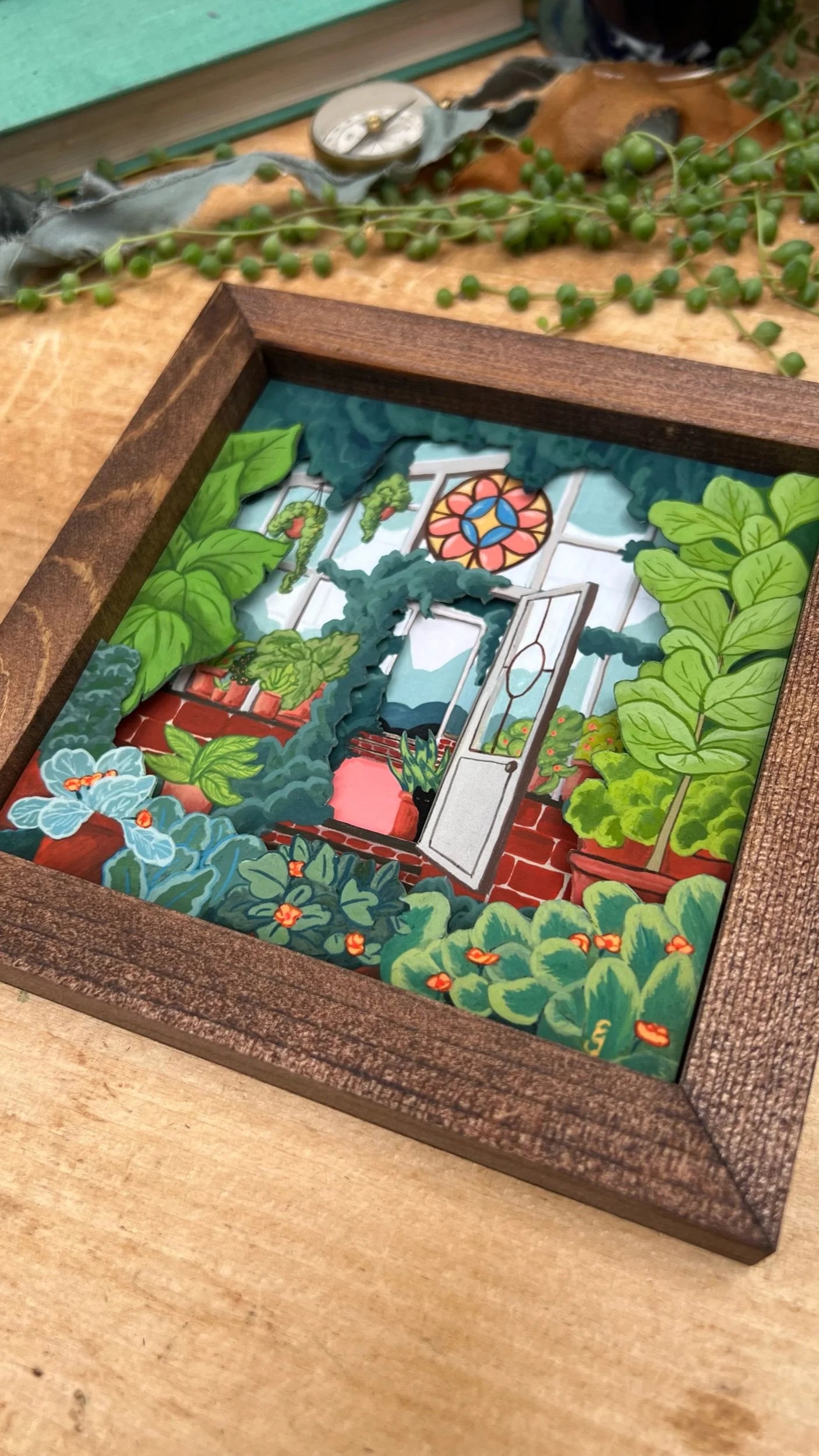Greenhouse Diorama Print