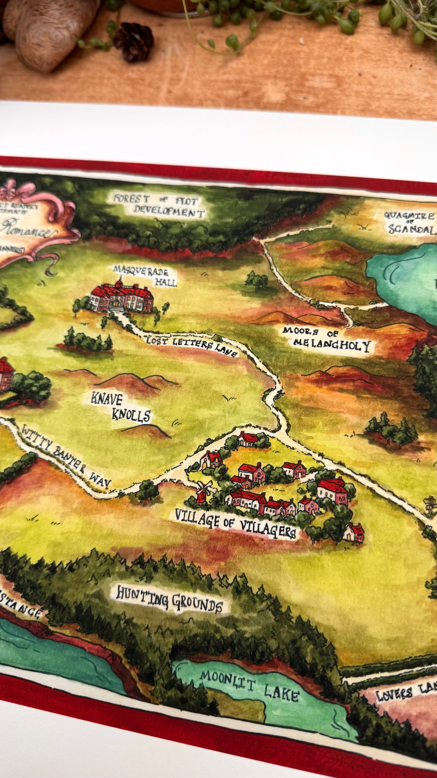 Dubious Map of Regency Romance Print