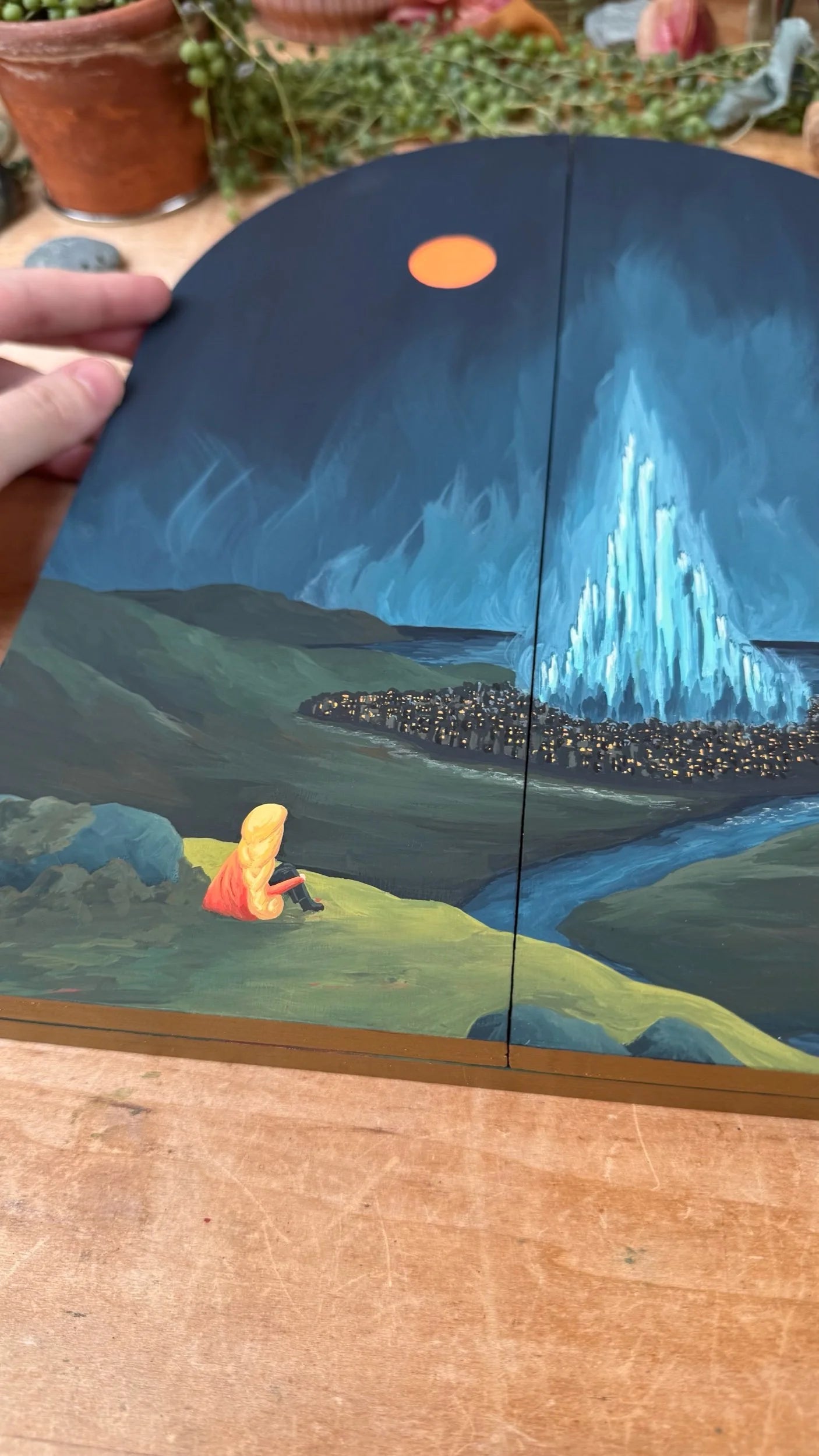 Throne of Glass Original Painting