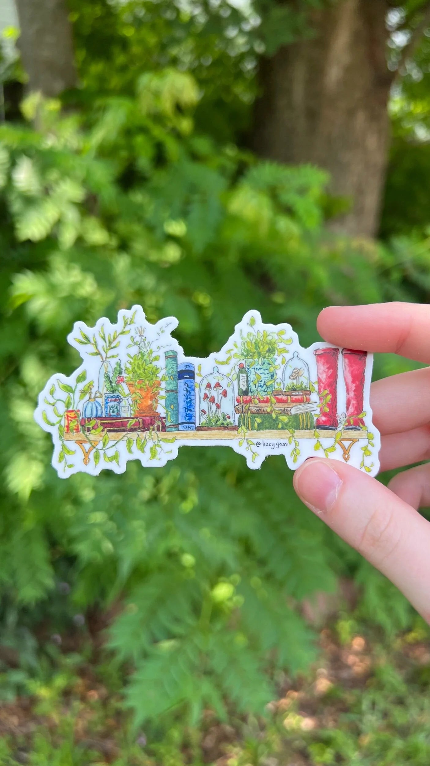 The Mini Botanist's Shelf Sticker