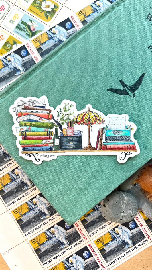 The Mini Writer's Shelf Sticker