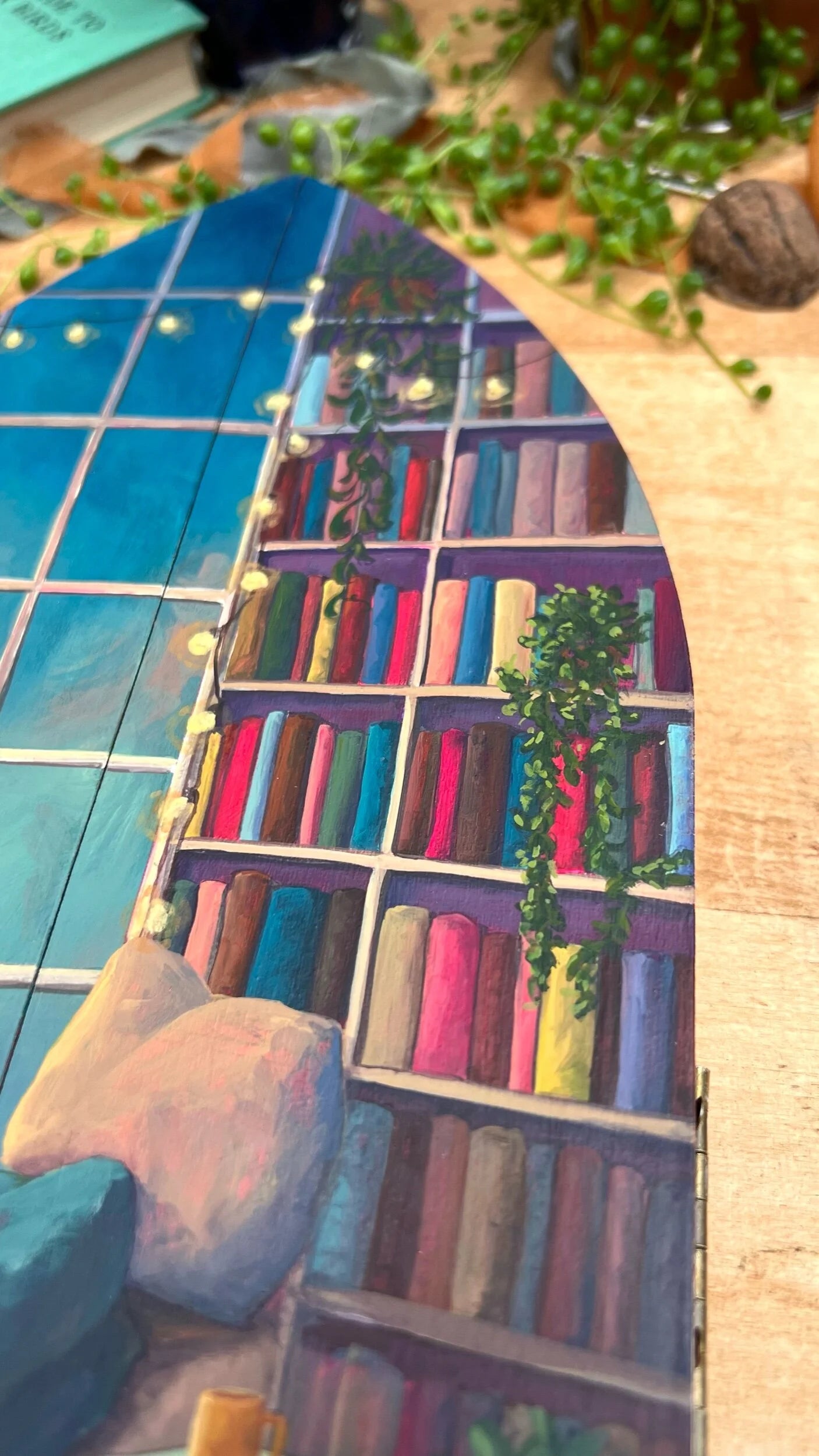 Magic of Books Original Painting
