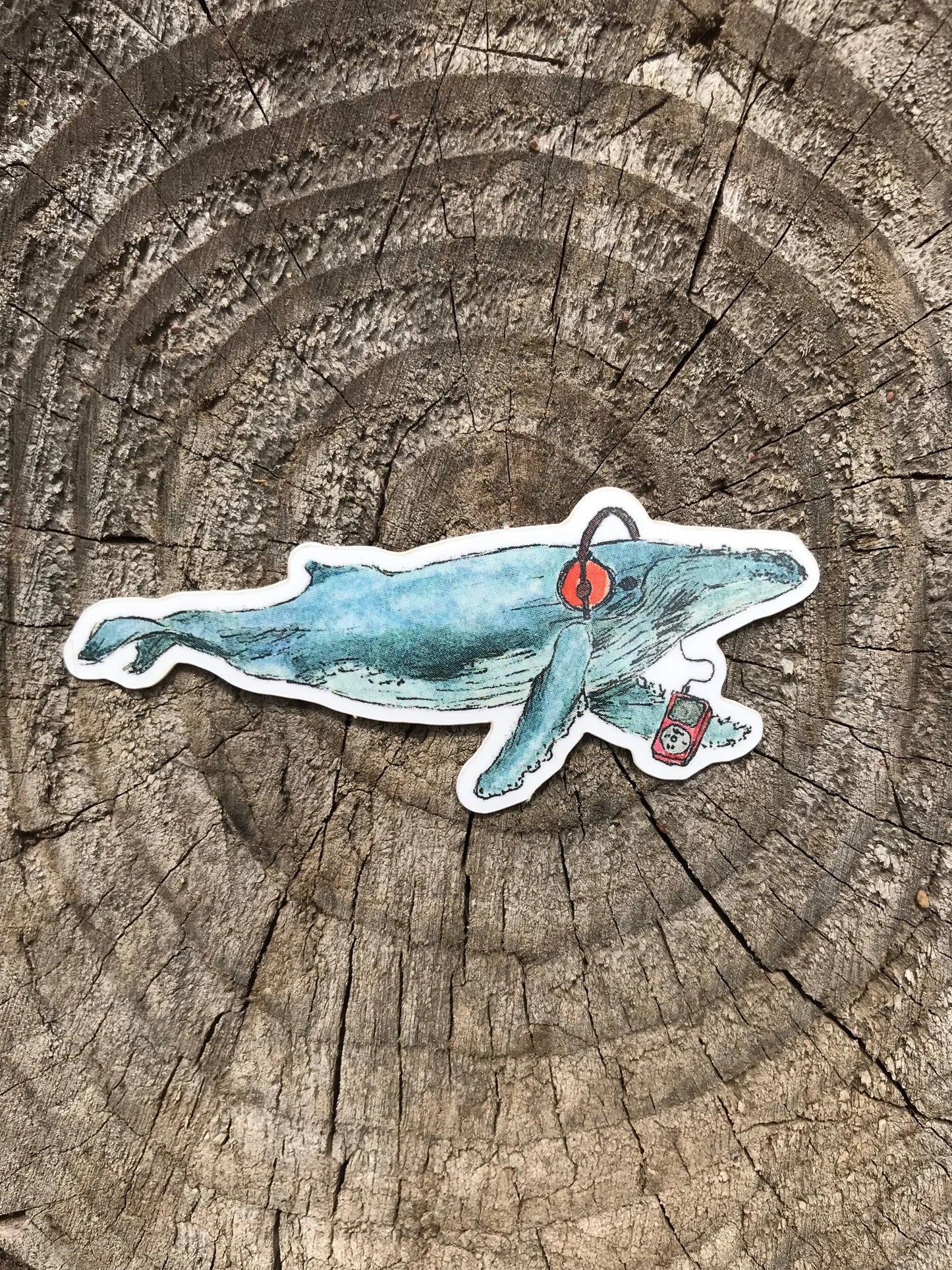 Edwin the Musical Whale Sticker