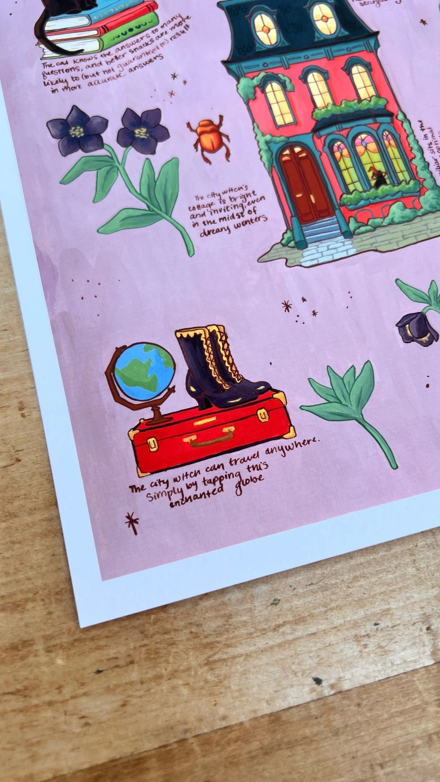 The City Witch's Cottage Field Report Giclée Print