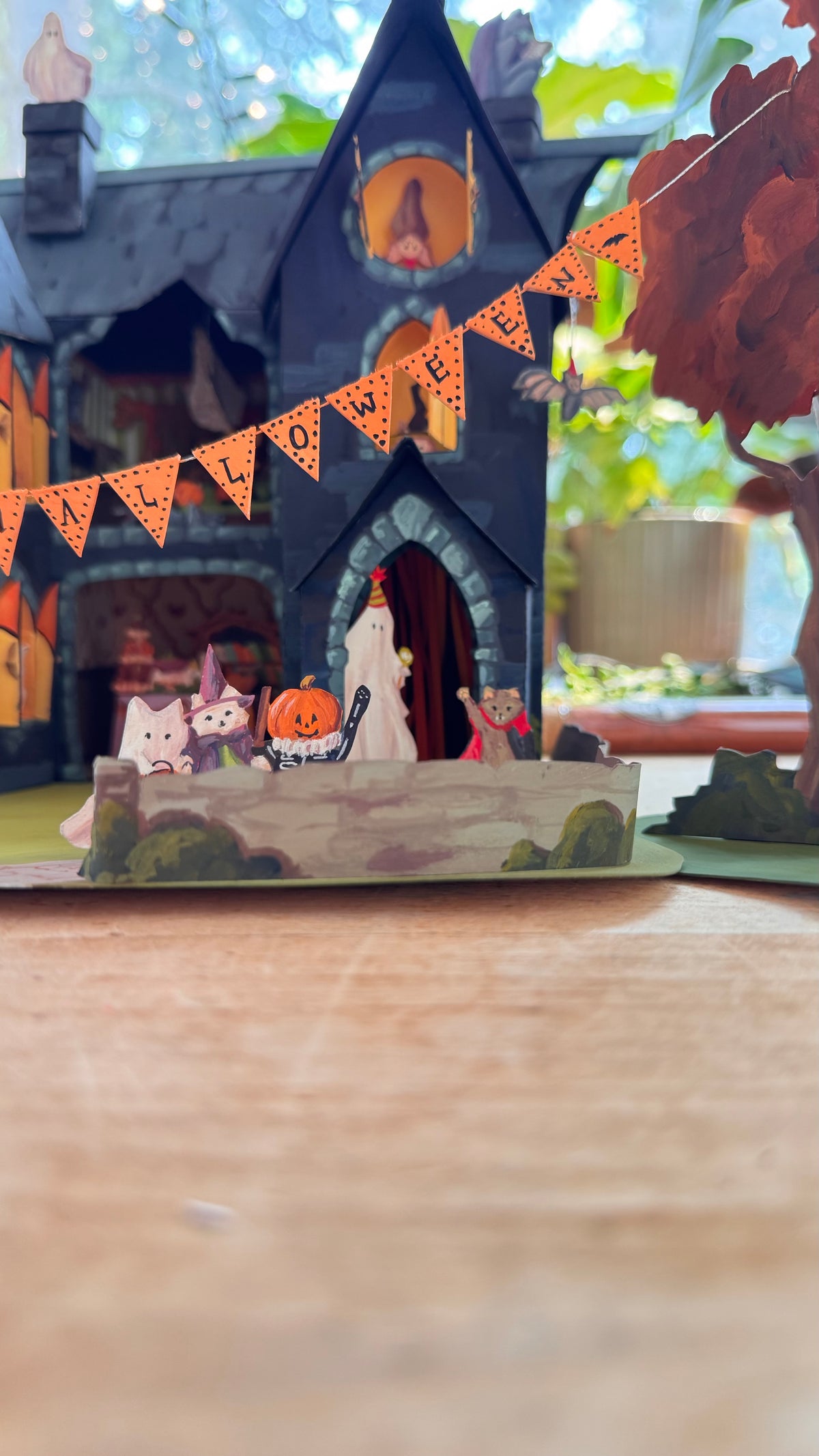 Halloween Mansion Countdown Calendar Kit