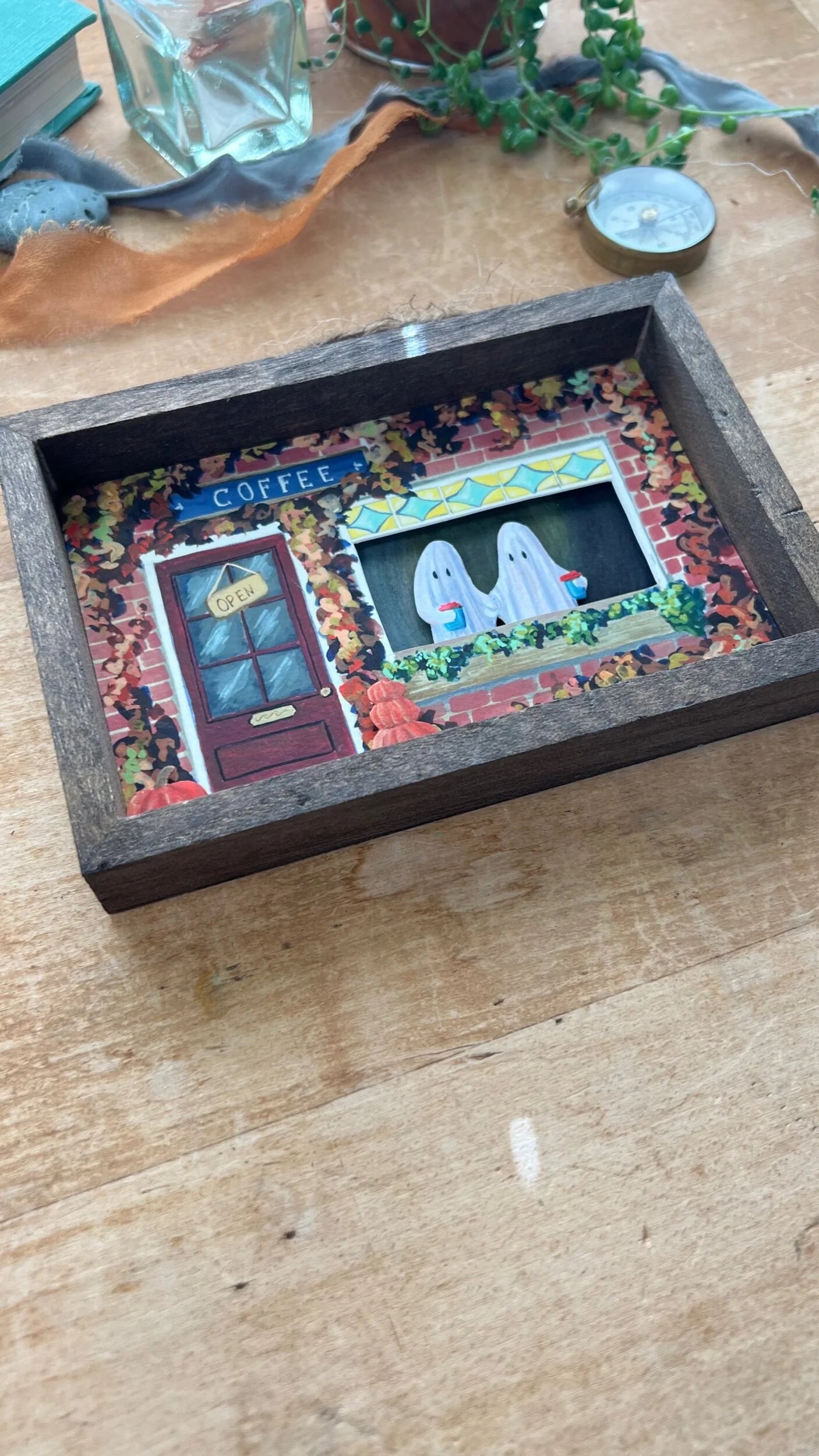 People Watching Diorama Print