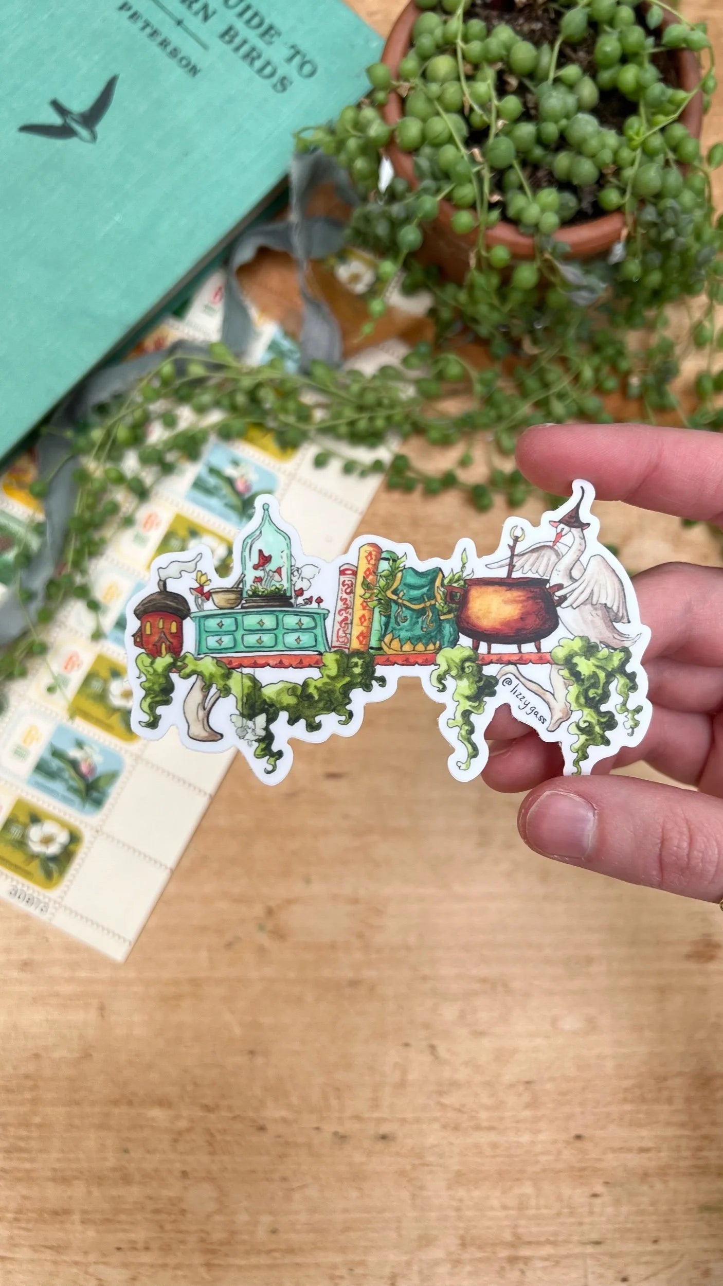 The Mini Fairy Witch's Shelf Sticker