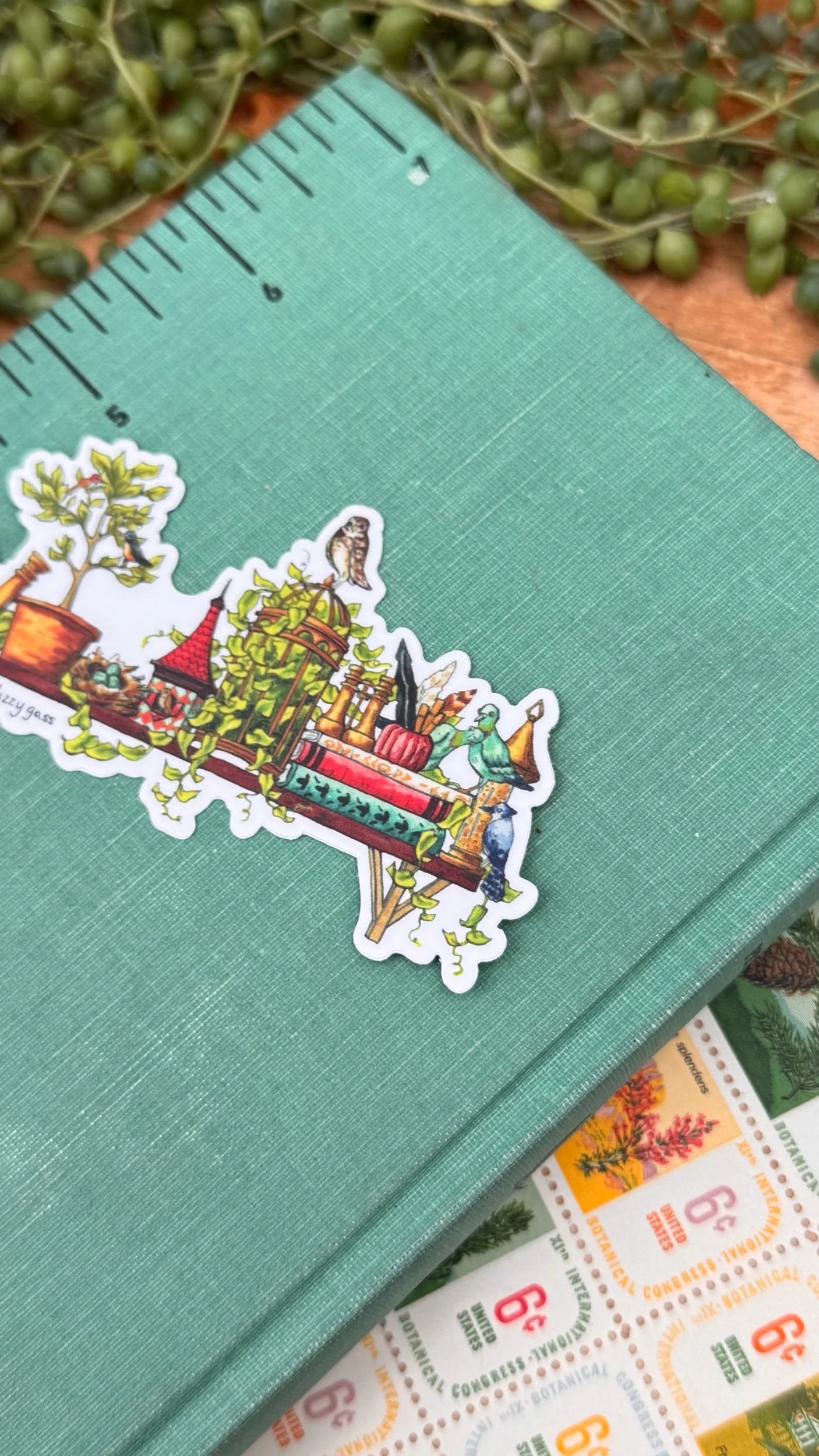 The Mini Ornithologist's Shelf Sticker