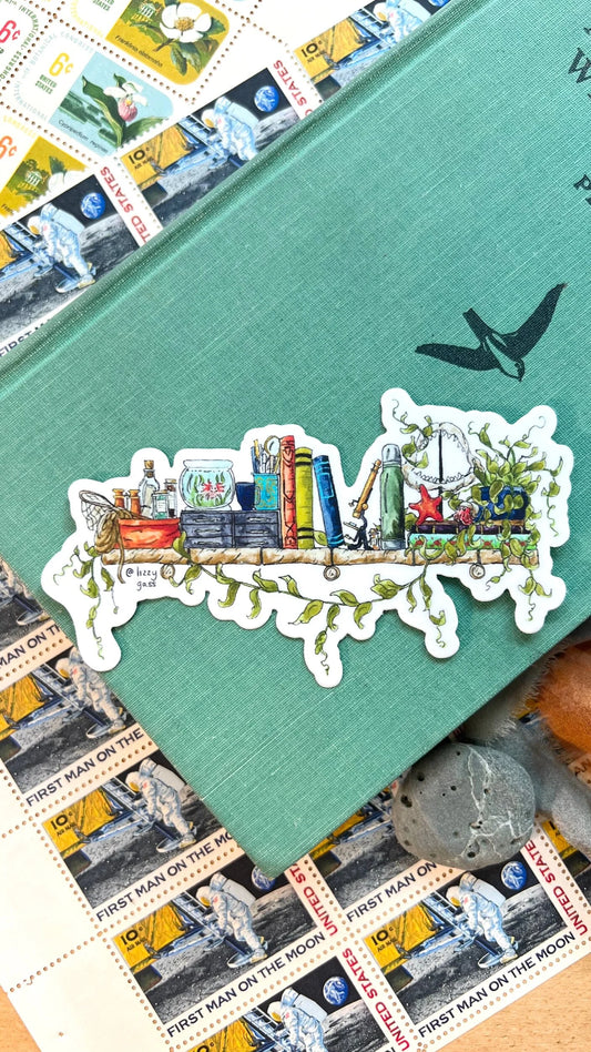 The Mini Marine Biologist's Shelf Sticker