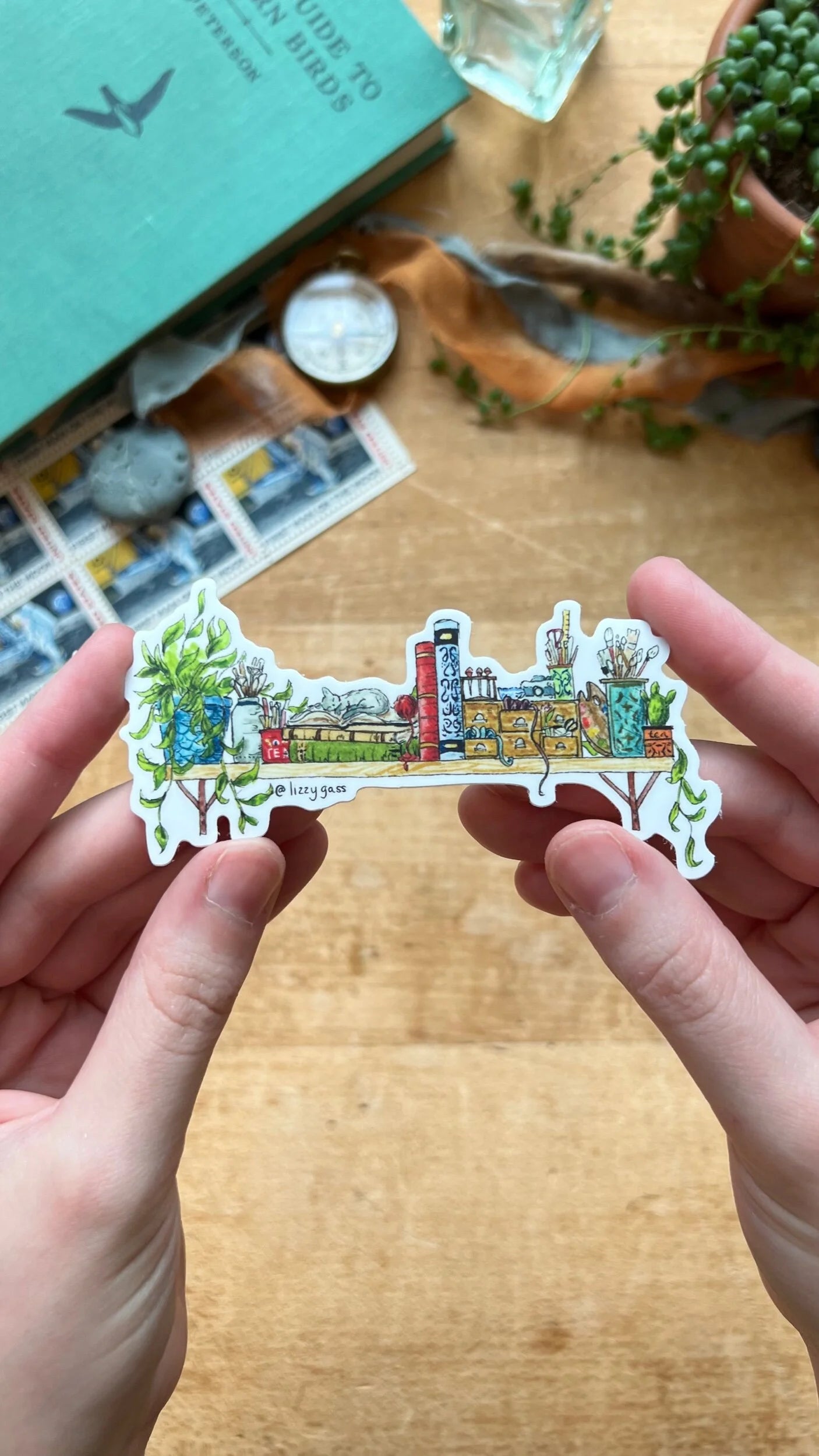 The Mini Artist's Shelf Sticker