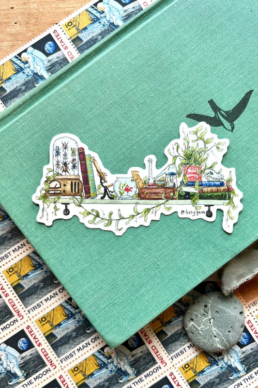 The Mini Biologist's Shelf Sticker