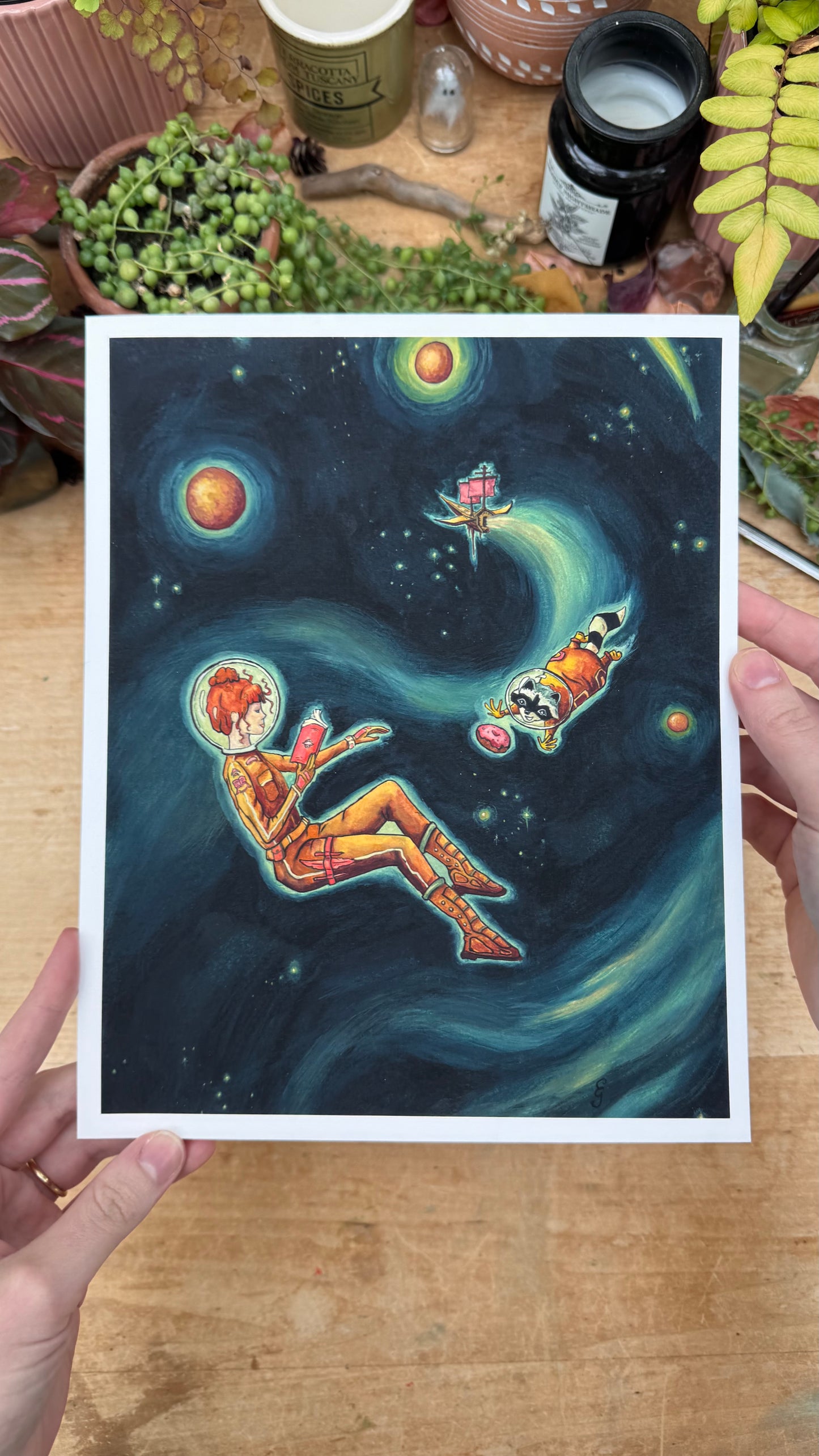 Reading Transports You: Sci-Fi Giclée Print