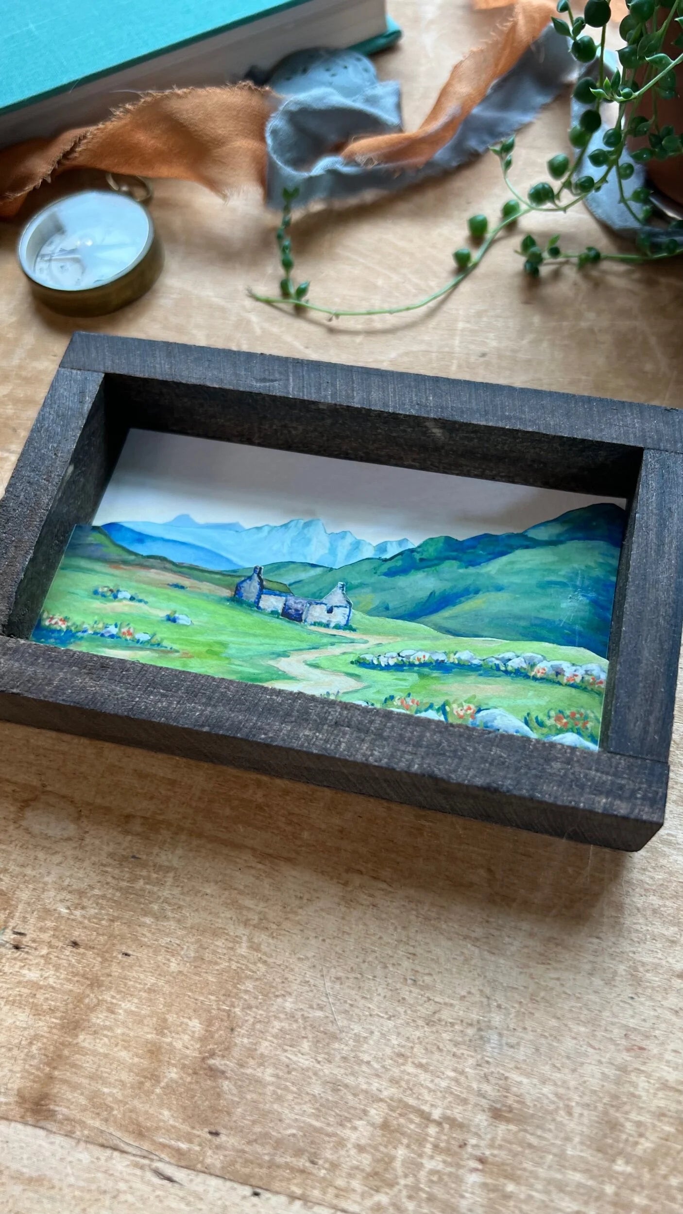 Highland Home Diorama Print