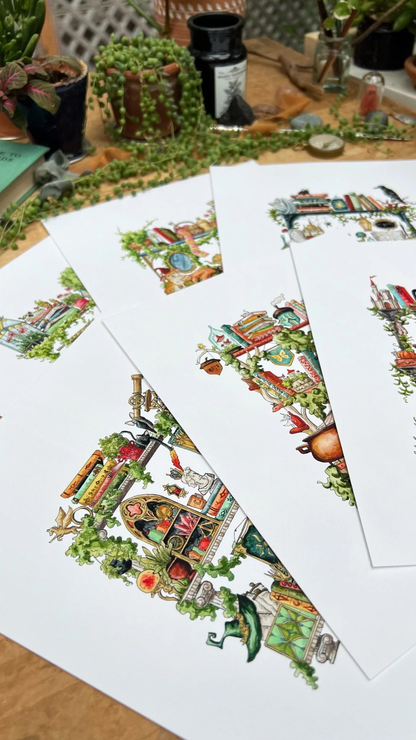 Witches Shelves Giclée Print Bundle, Vol. 2