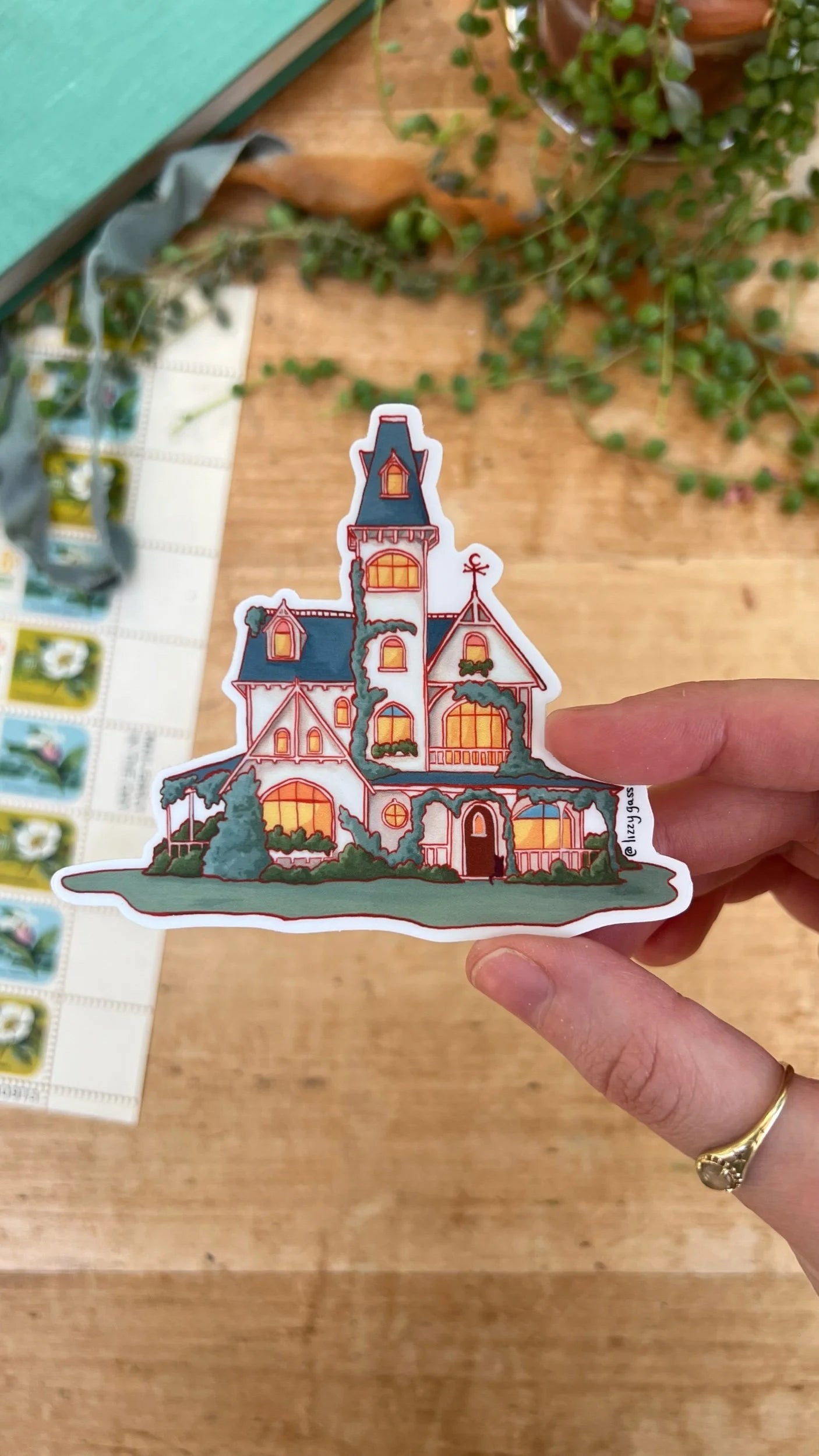 The Sea Witch's Cottage Sticker