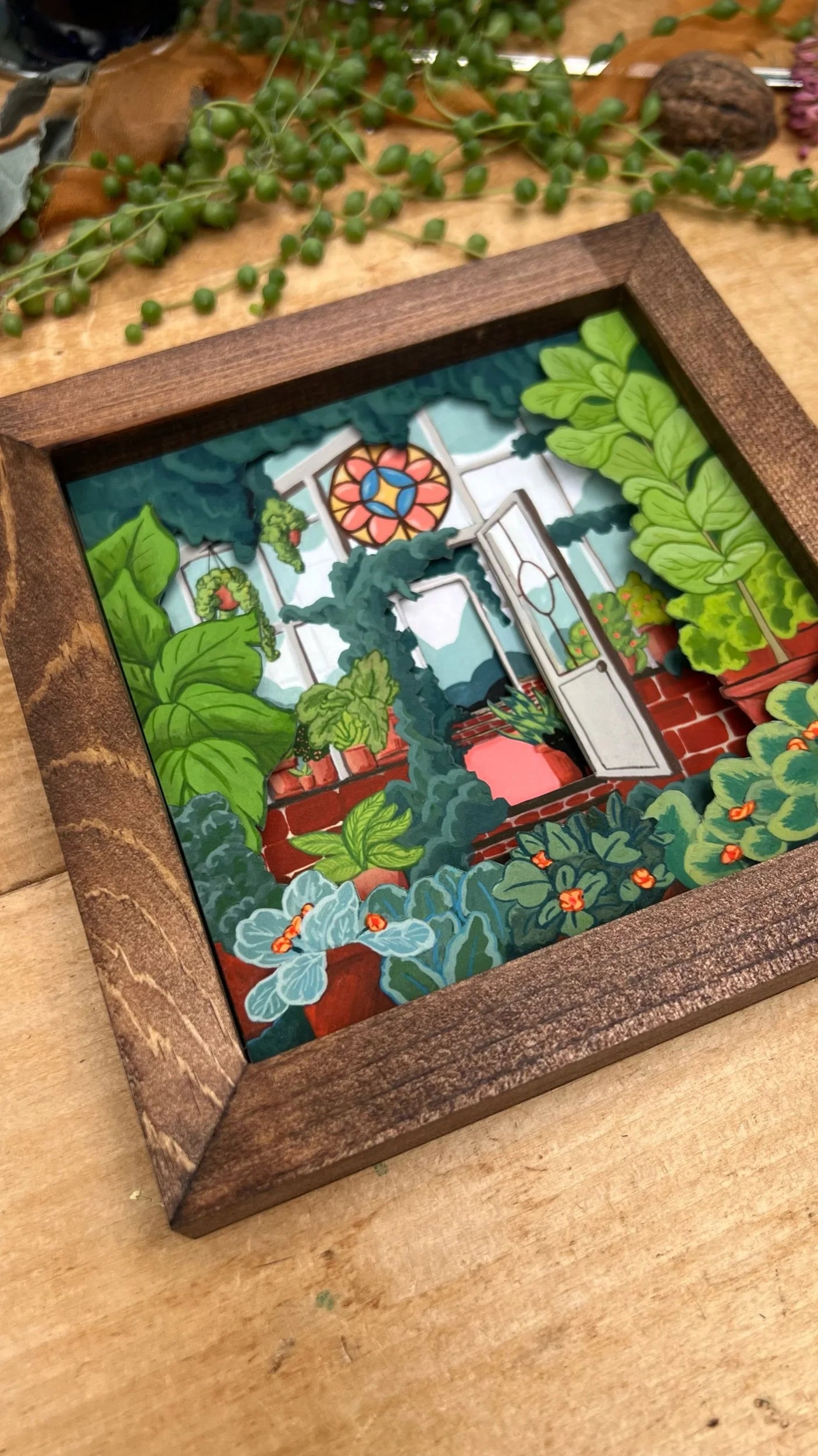 Greenhouse Diorama Print