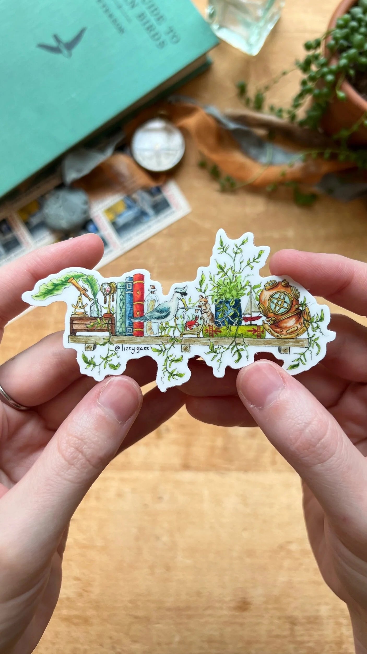 The Mini Sailor's Shelf Sticker