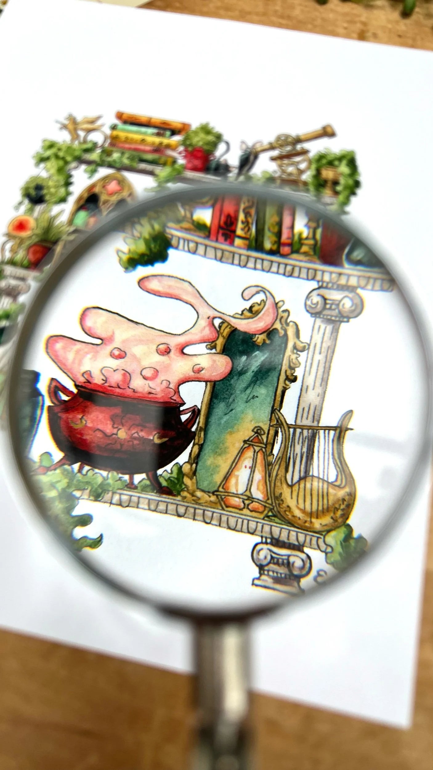 The Celestial Witch's Shelves Giclée Print