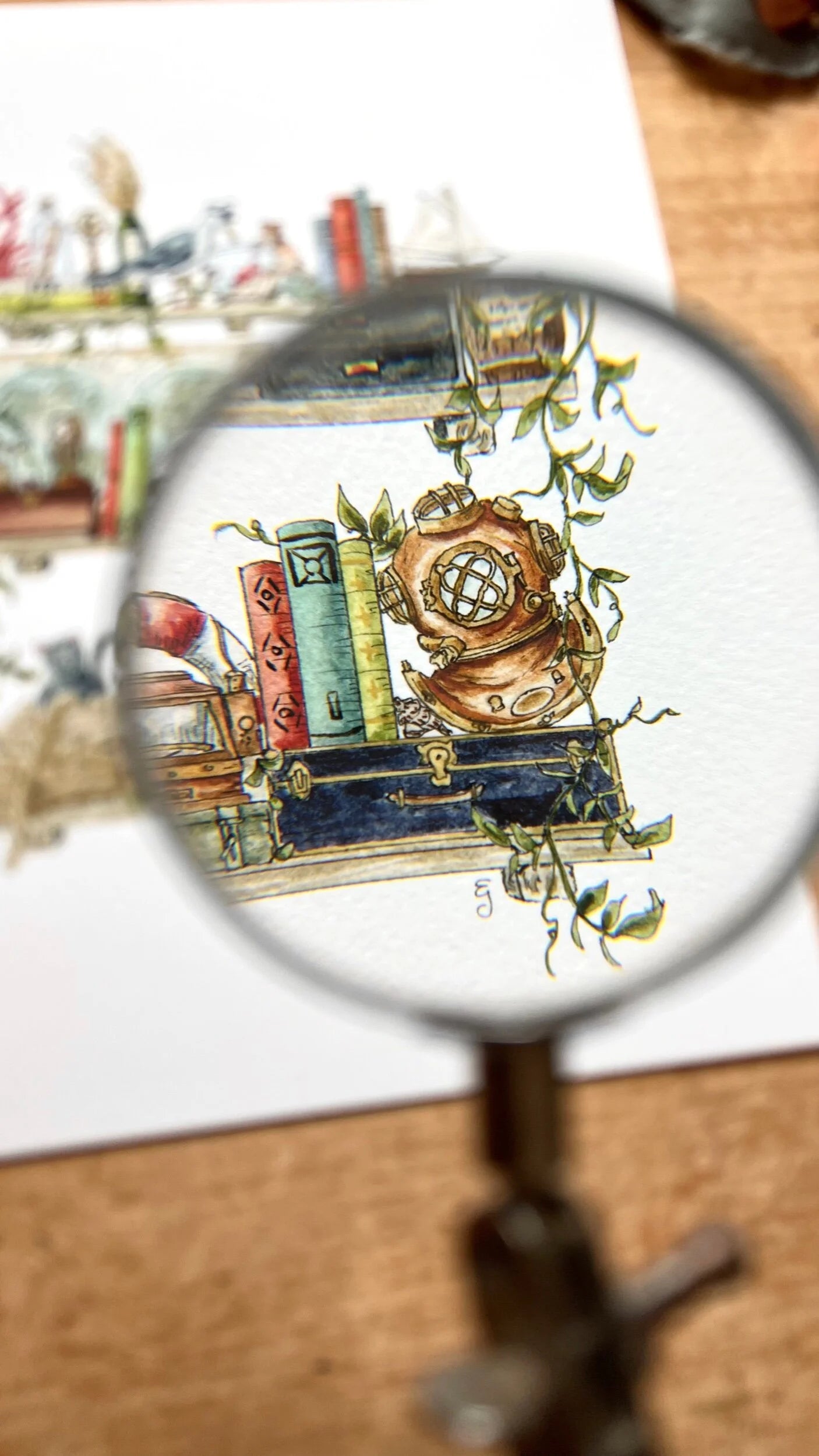 The Sailor's Shelves Giclée Print