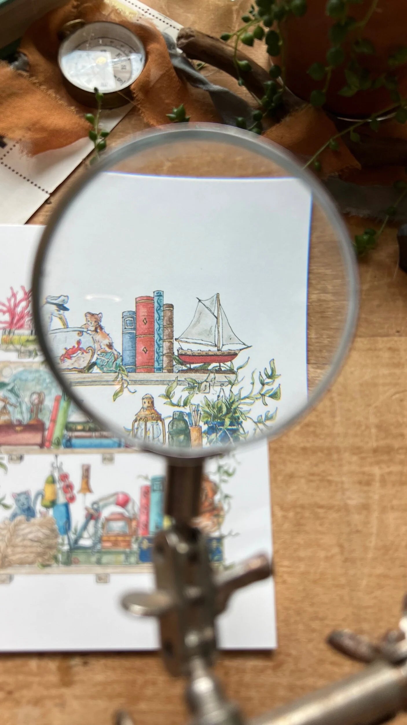 The Sailor's Shelves Postcard