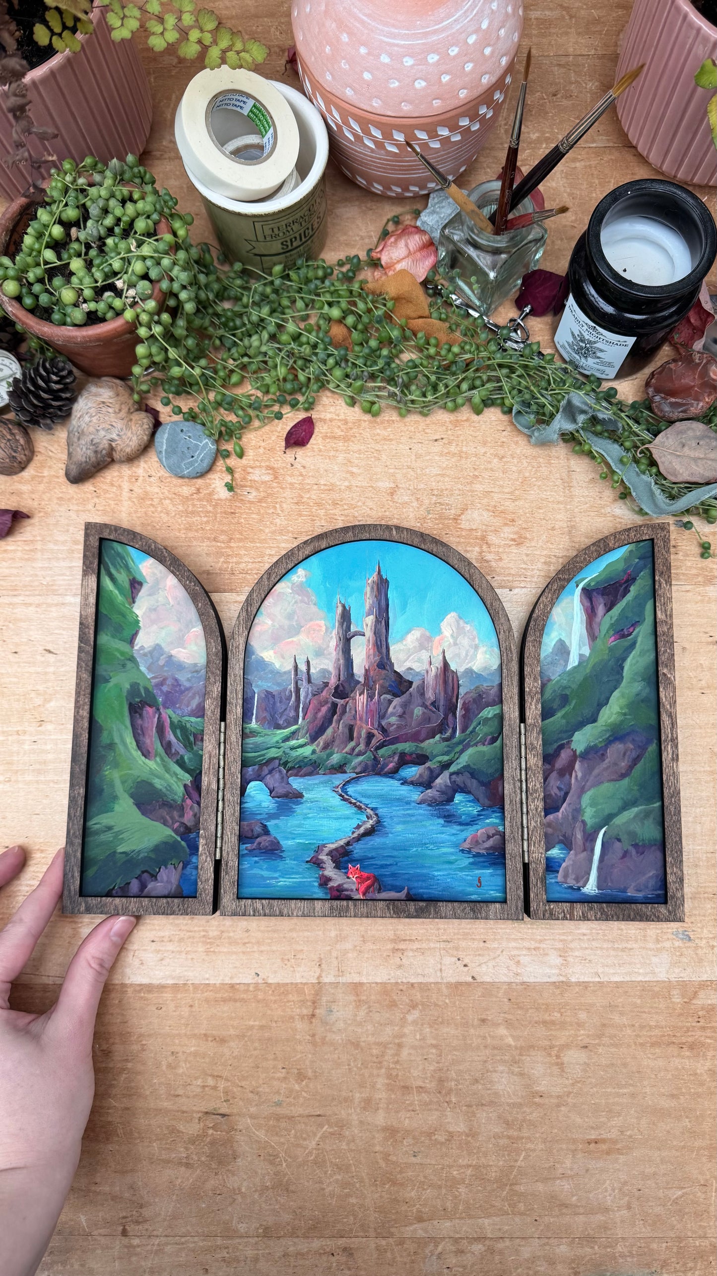 Magic of Books Folding Print