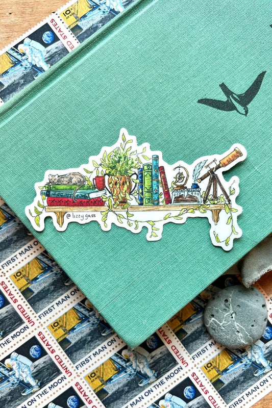 The Mini Astronomer's Shelf Sticker