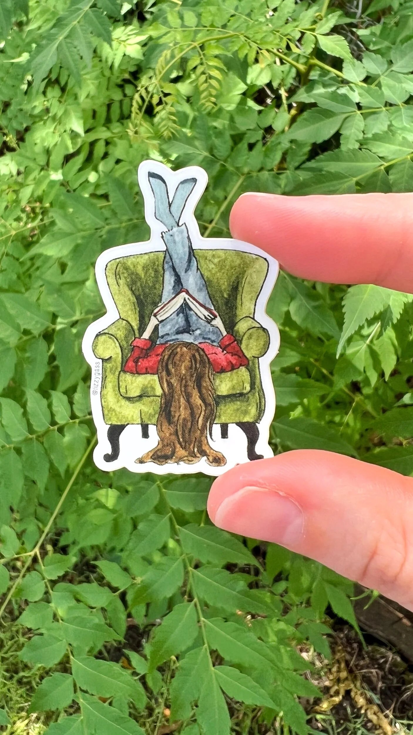 Rotisserie Reader Sticker