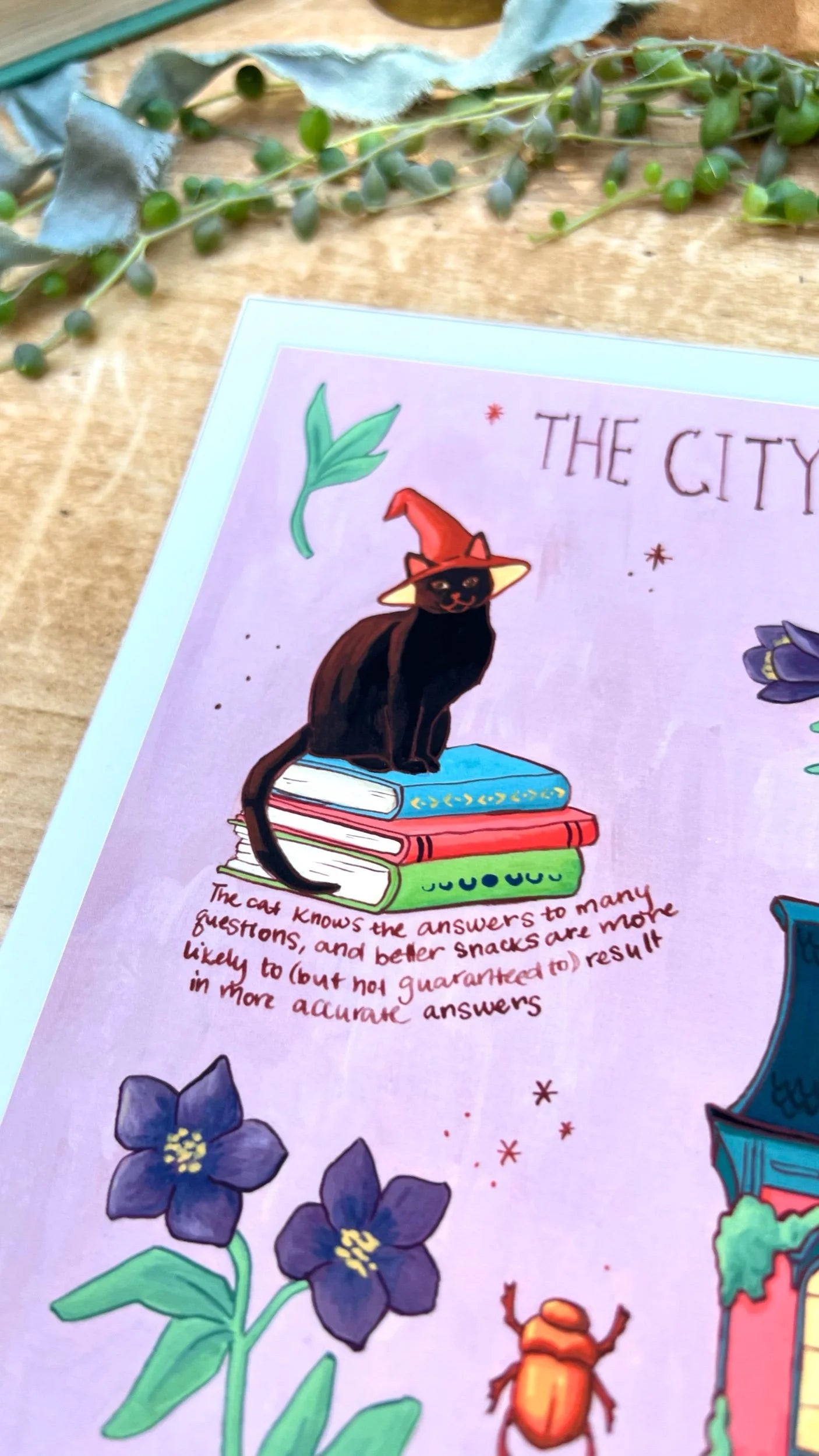 The City Witch's Cottage Field Report Giclée Print