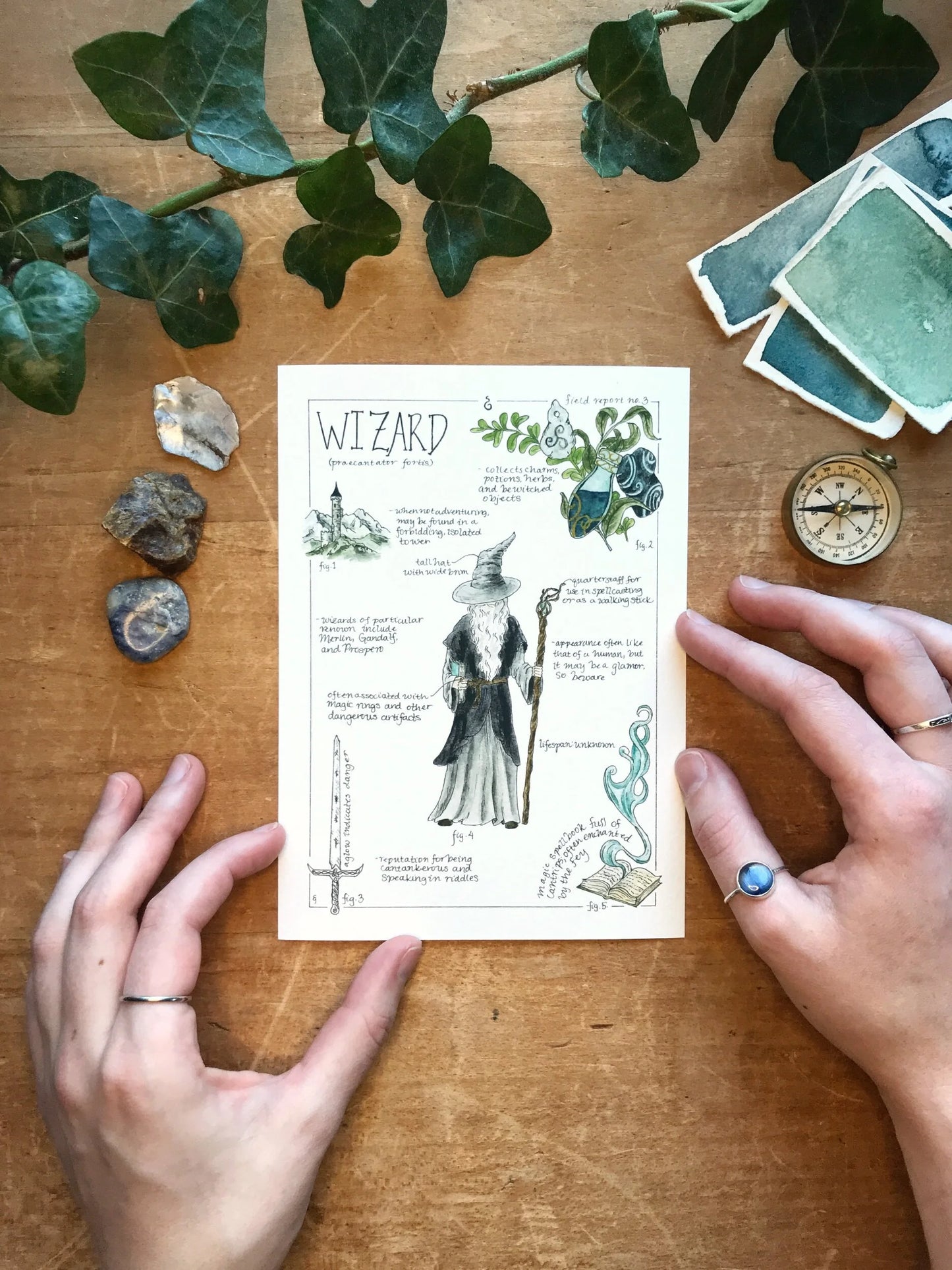Wizard Field Report Giclée Print