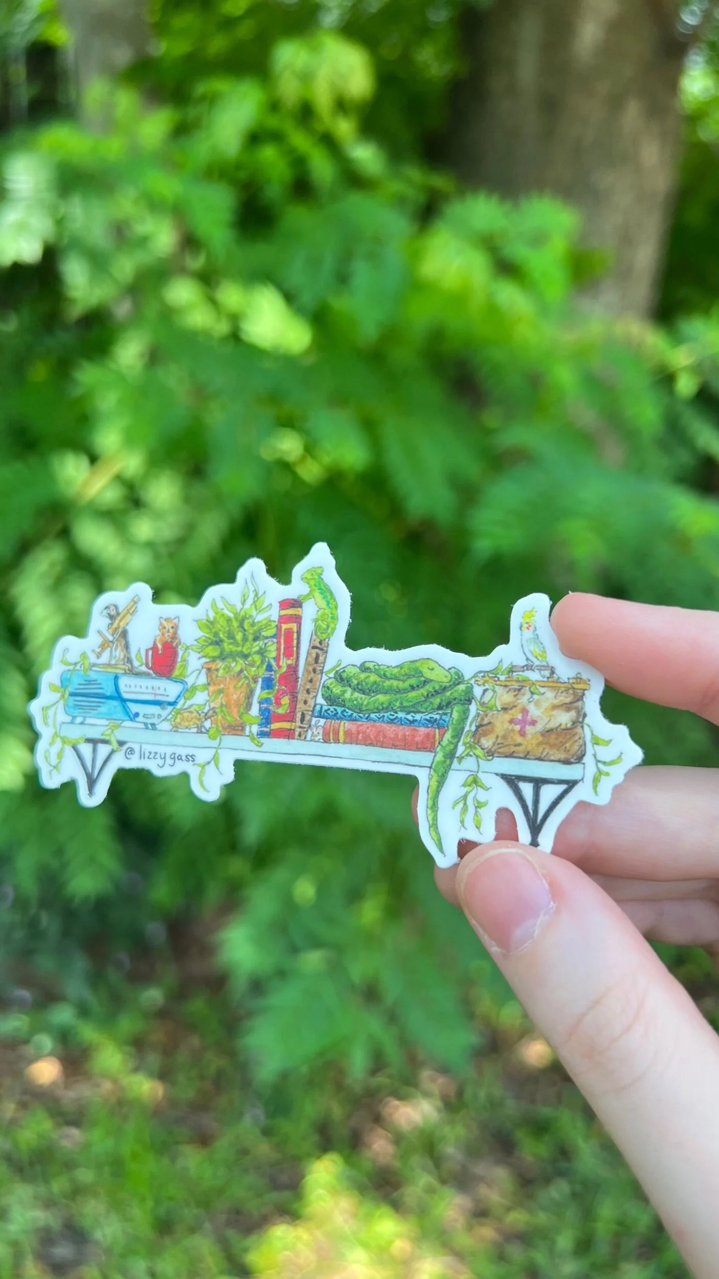 The Mini Veterinarian's Shelf Sticker
