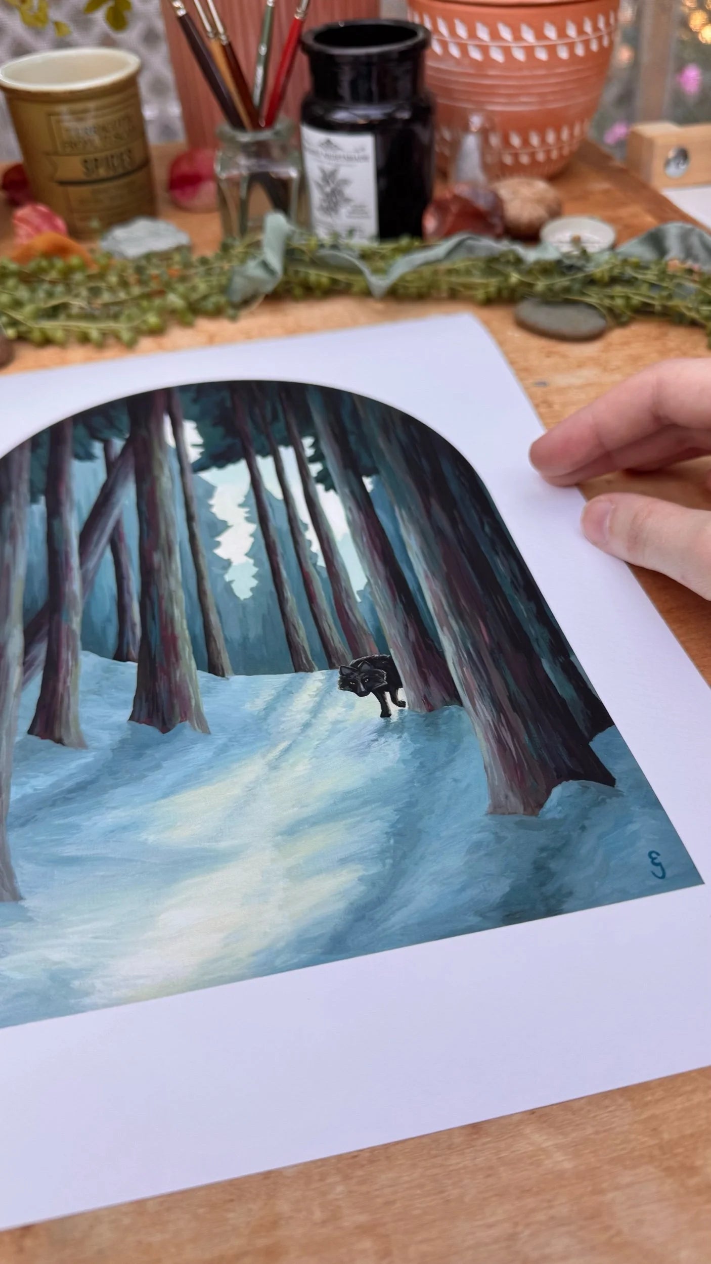 ACOTAR - Snowy Woods Print