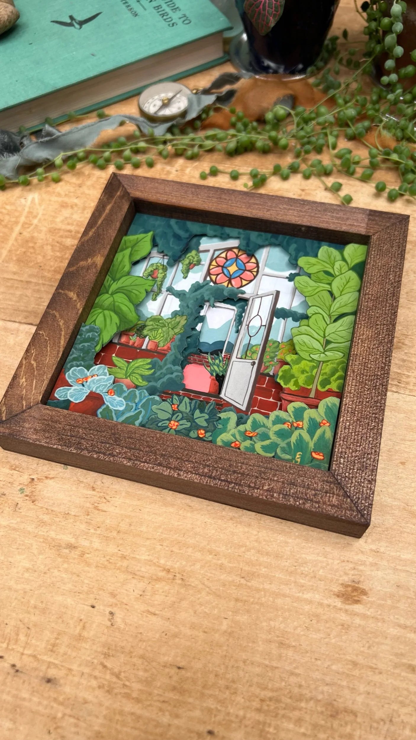 Greenhouse Diorama Print