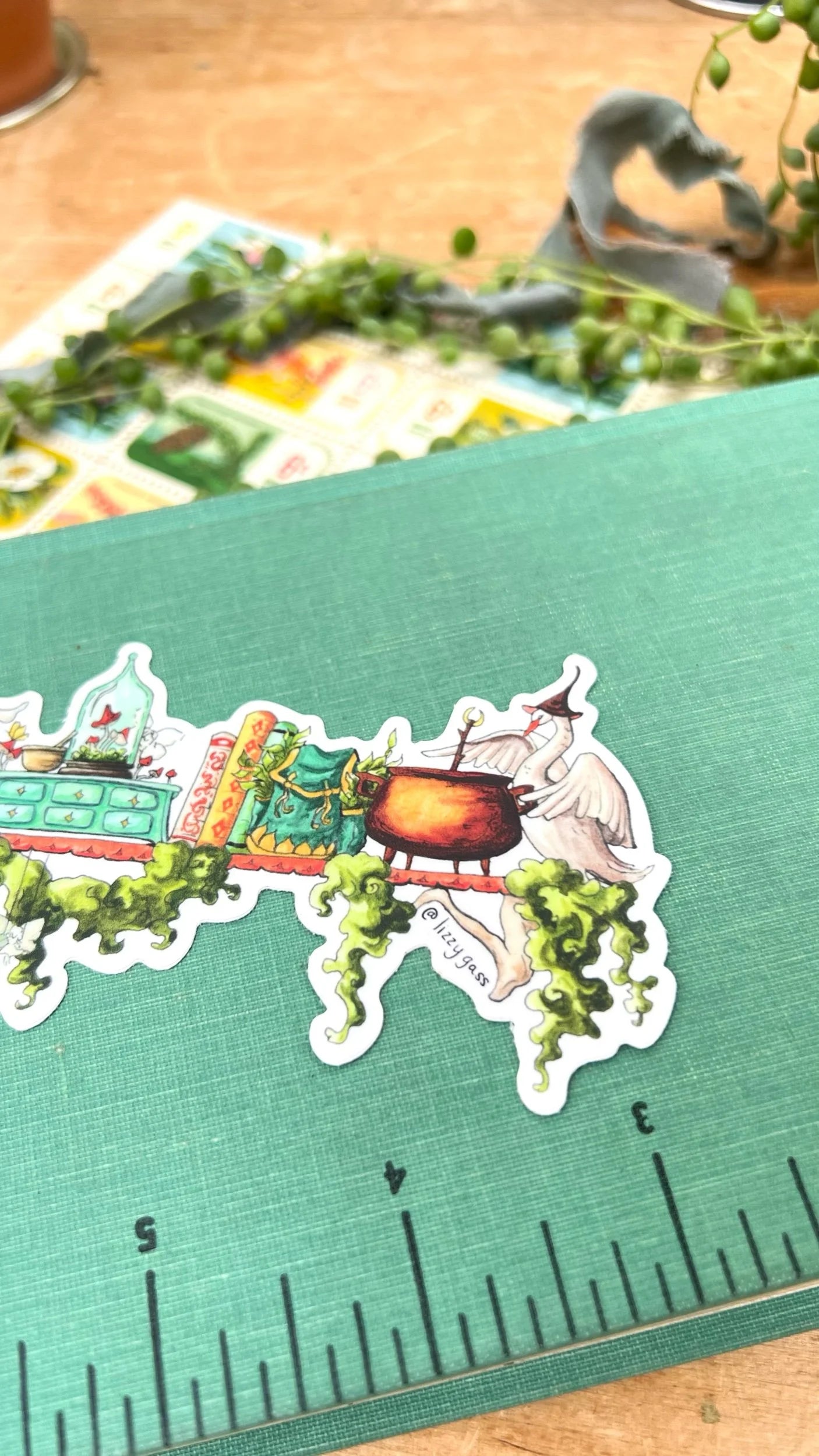 The Mini Fairy Witch's Shelf Sticker