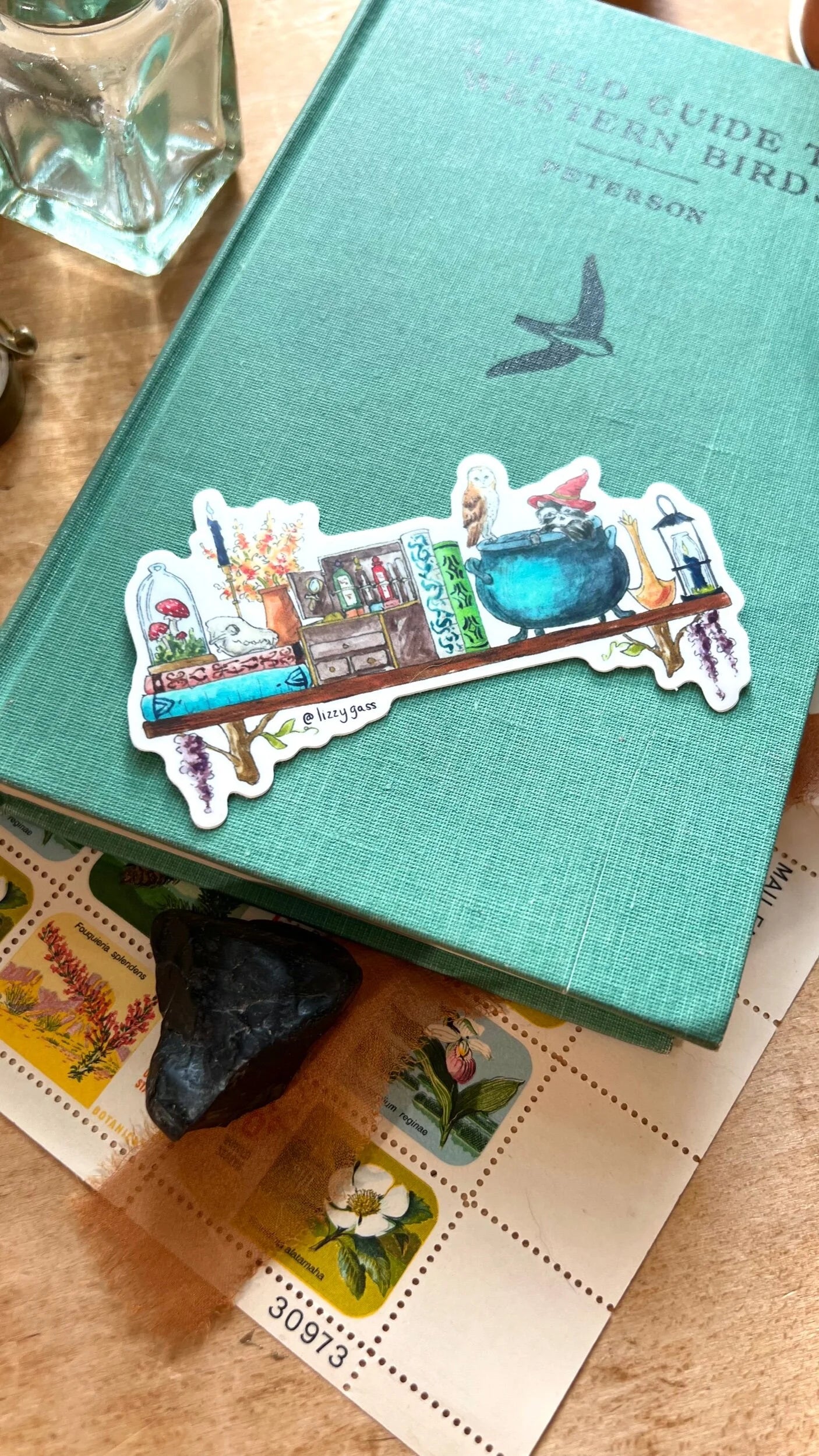 The Mini Forest Witch's Shelf Sticker