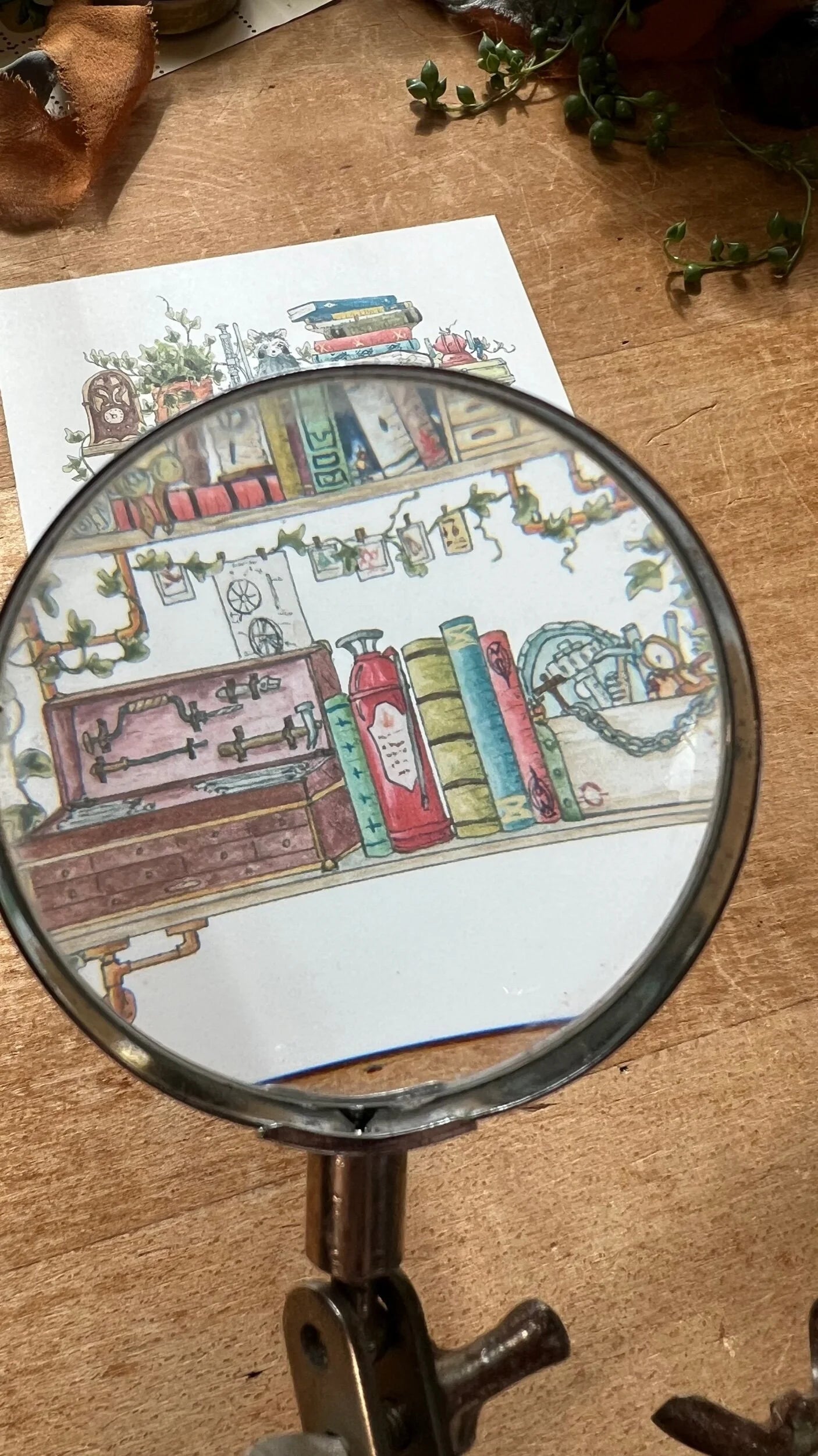 The Inventor's Shelves Postcard