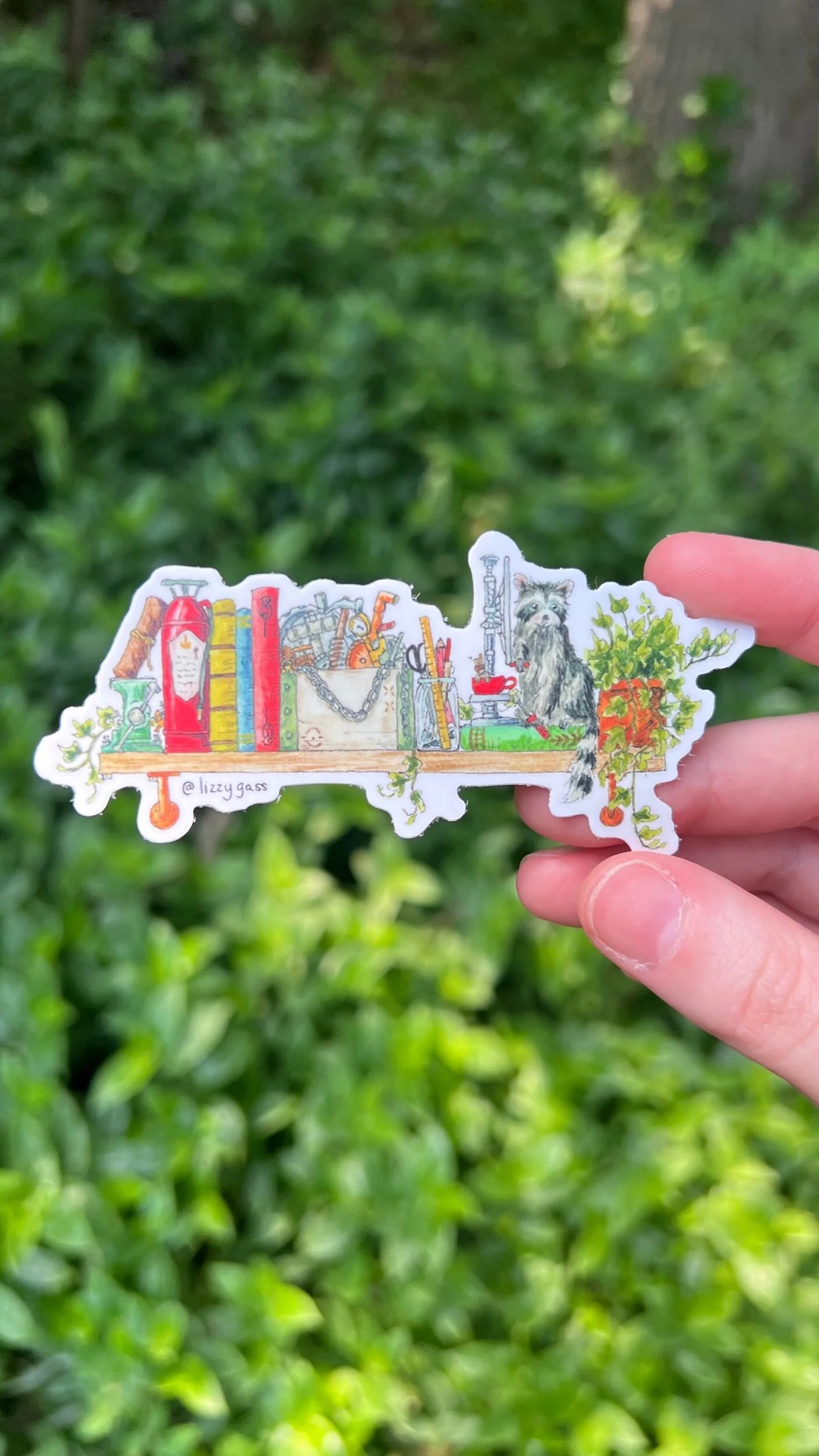 The Mini Inventor's Shelf Sticker