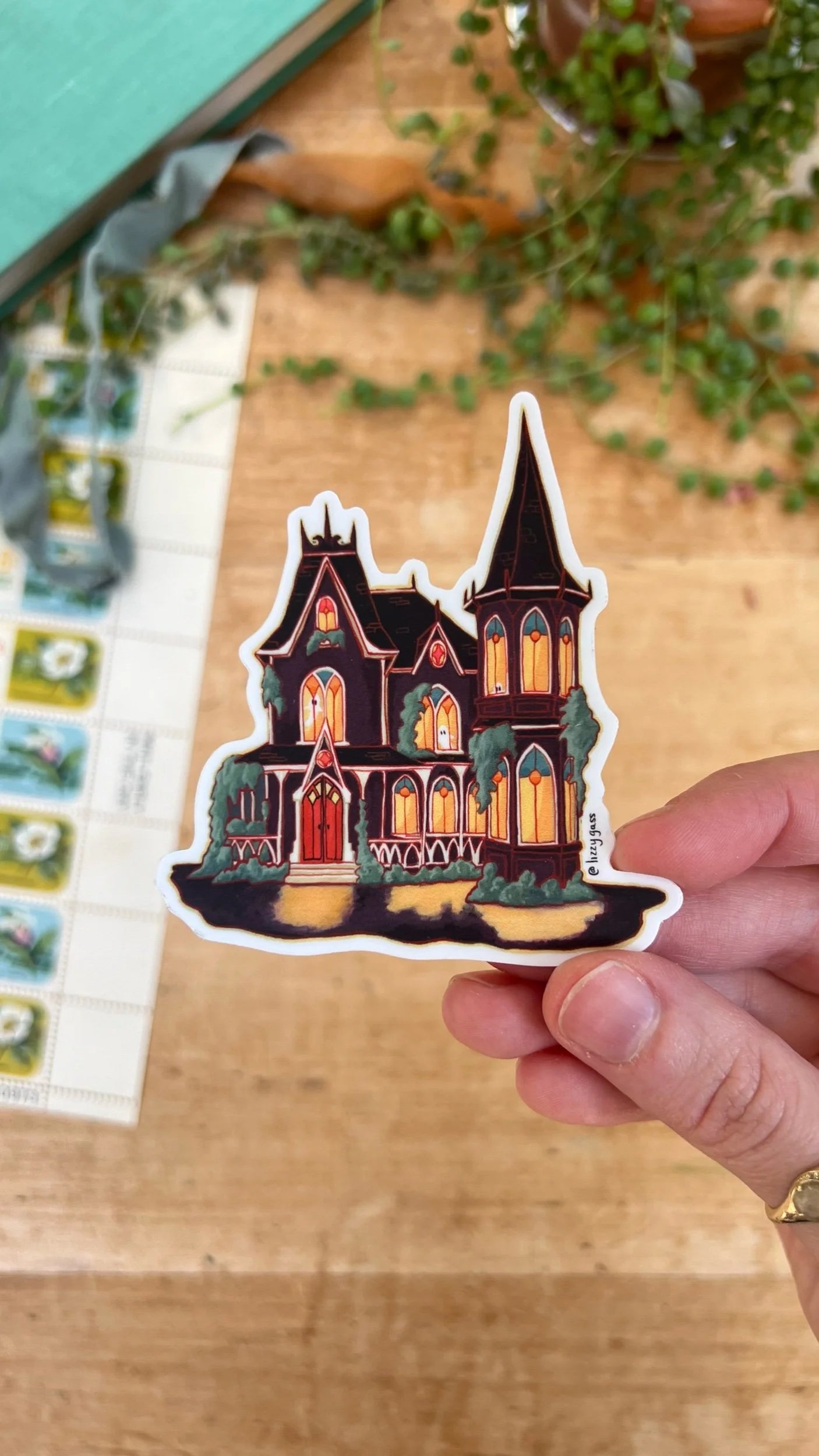 The Gothic Witch's Cottage Sticker